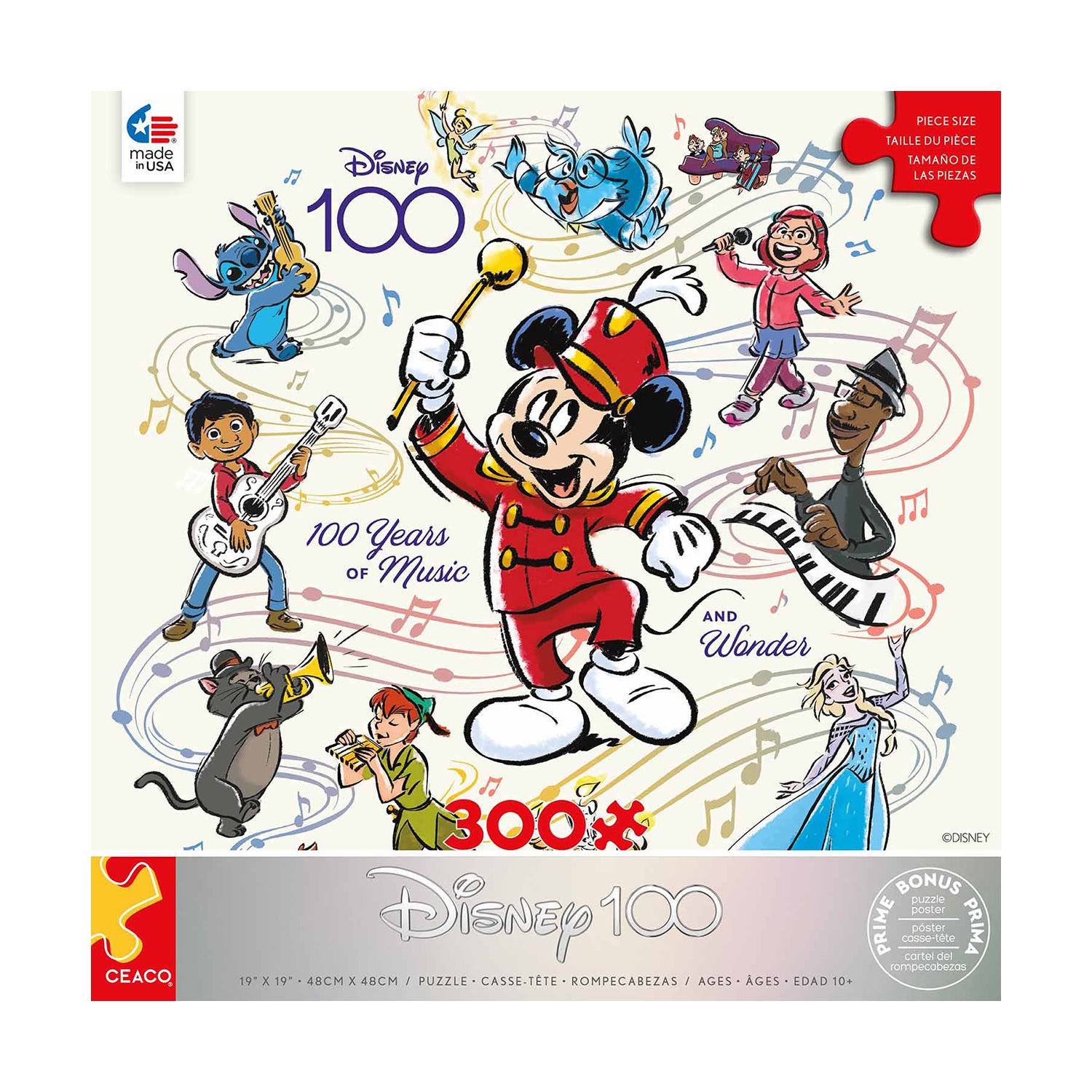 Ceaco Disney 100 - 100 Years of Music 300 Piece Puzzle