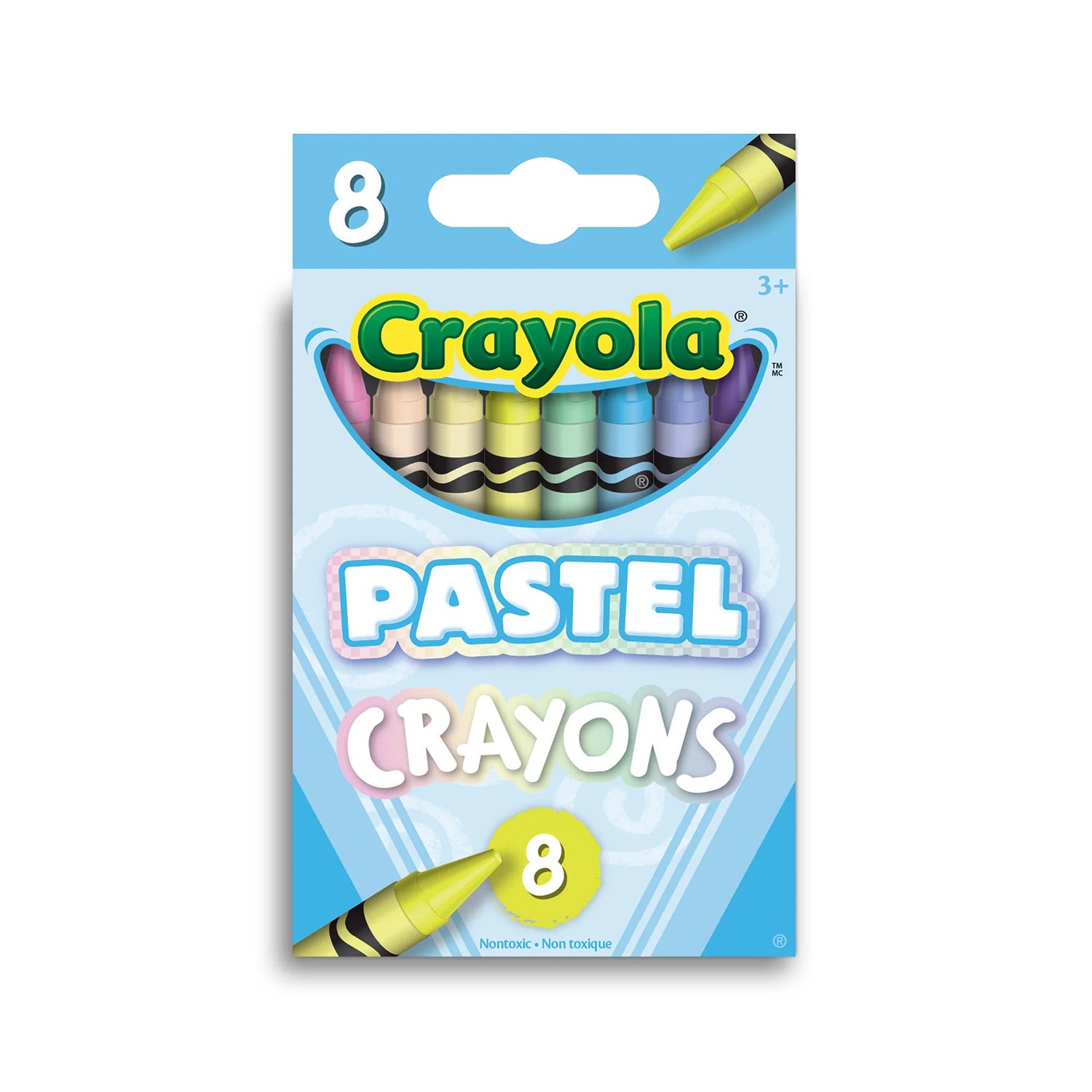Crayola Pastel Crayons, Assorted Color - 8 Count