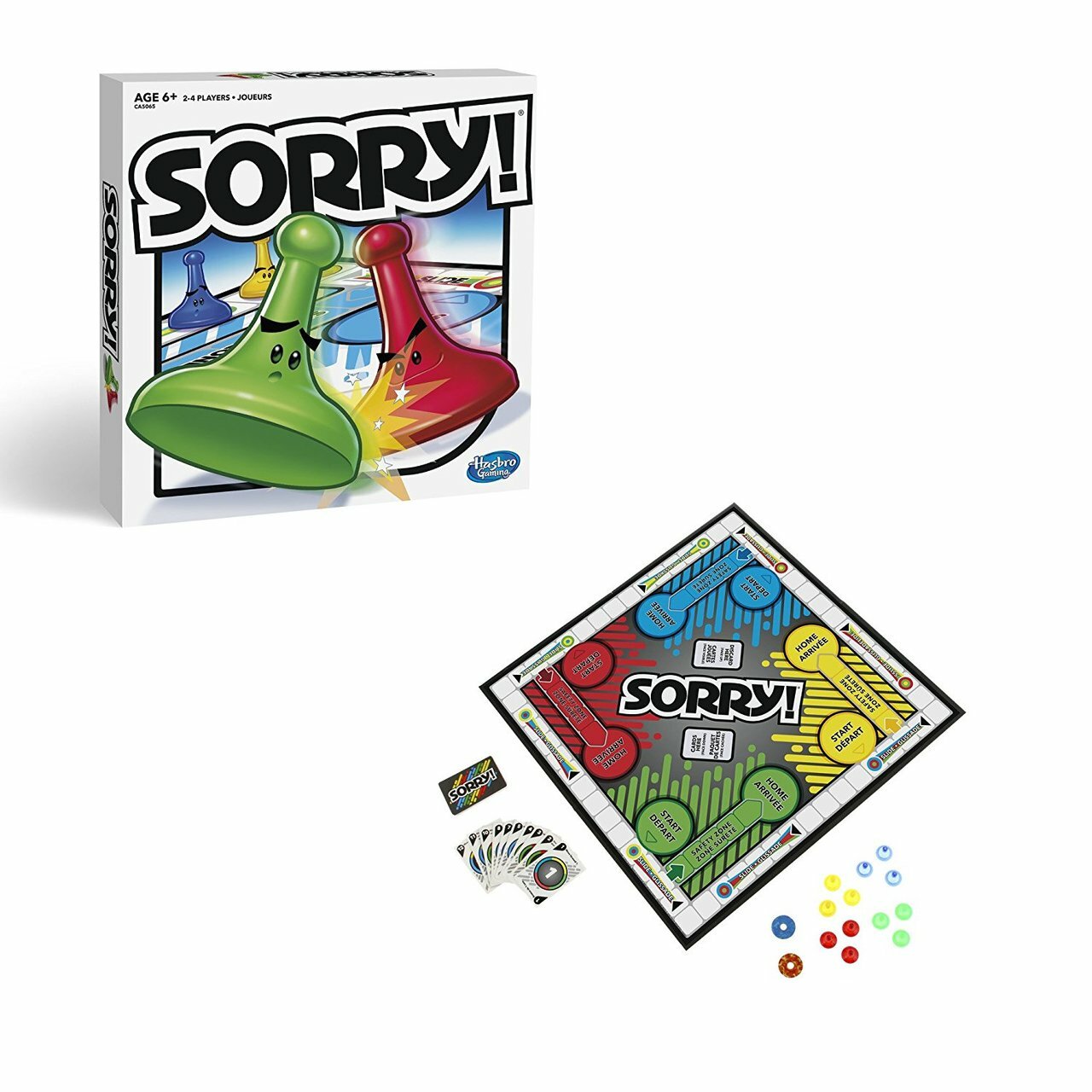 Sorry Board Game Pieces Part Fire and Ice Pawns Cards Instructions Game  Board