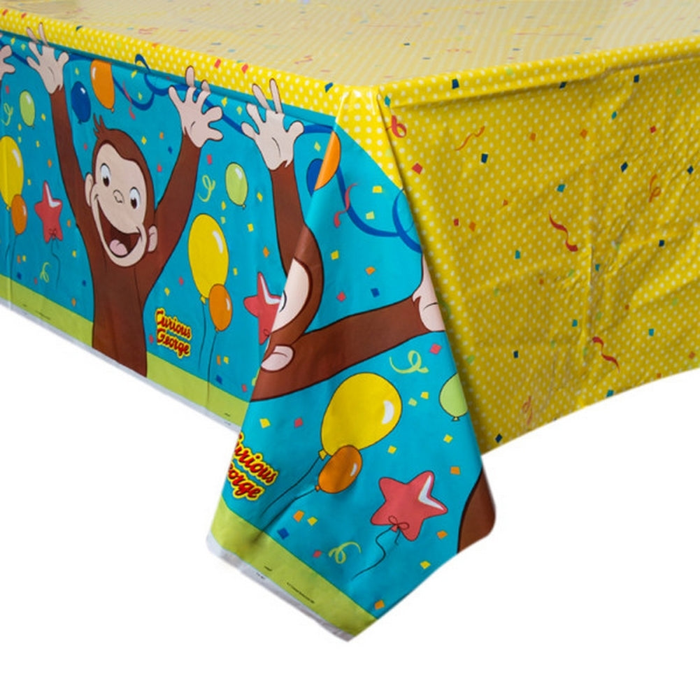 Curious George Party Plastic Table Cover