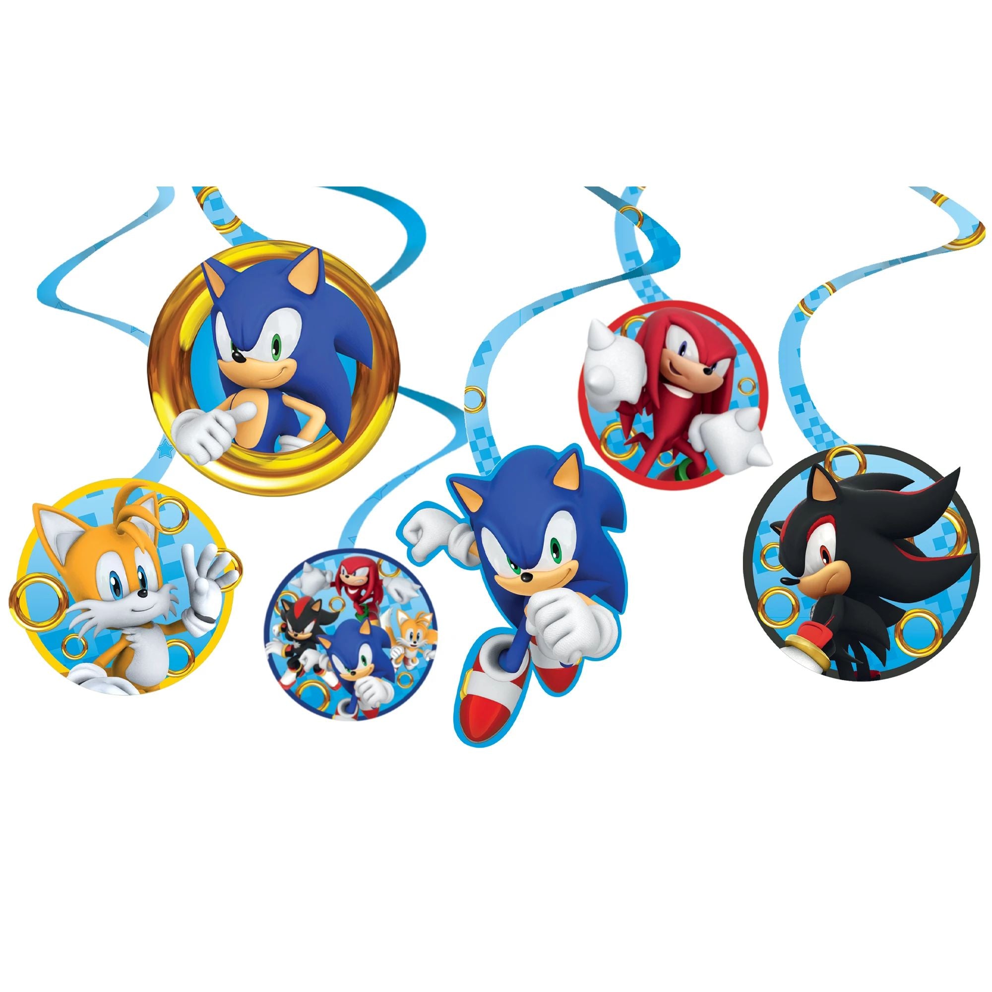 Bluey Hanging Swirl Party Decorations [3 per Pack] 