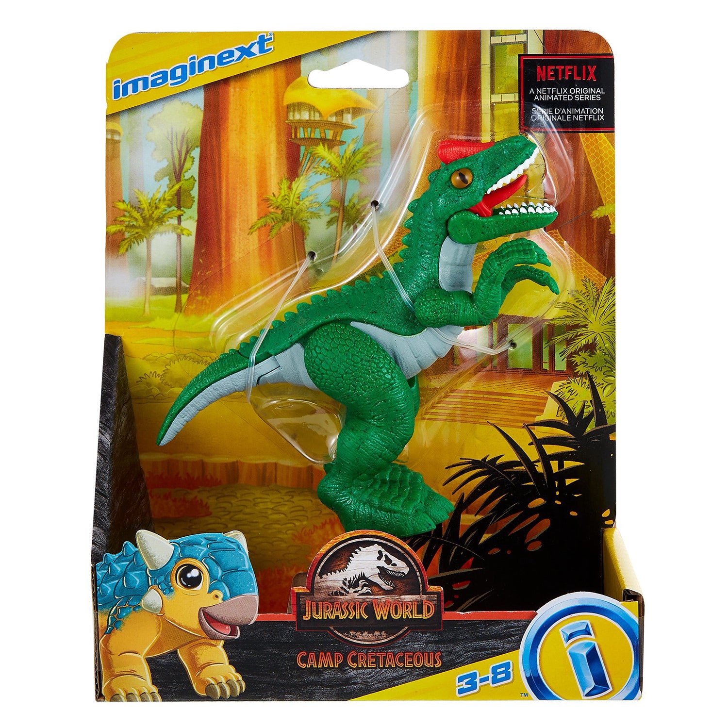Fisher-Price Imaginext Jurassic World Camp Cretaceous Mosasaurus Dinosaur &  Kenji figure set