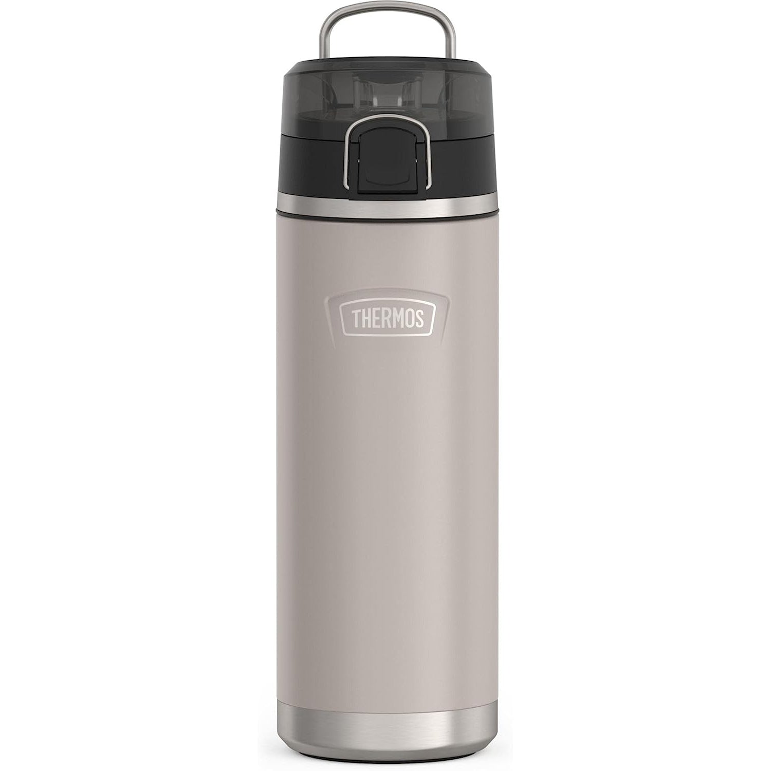 ICON SERIES BY THERMOS Stainless Steel Water Bottle with Spout 24 Ounce, Sandstone