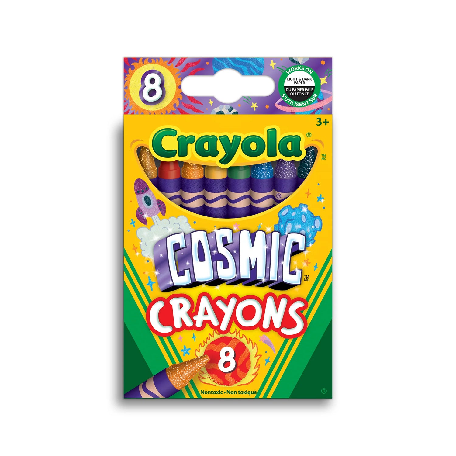 Crayola Cosmic Crayons - 8 Count