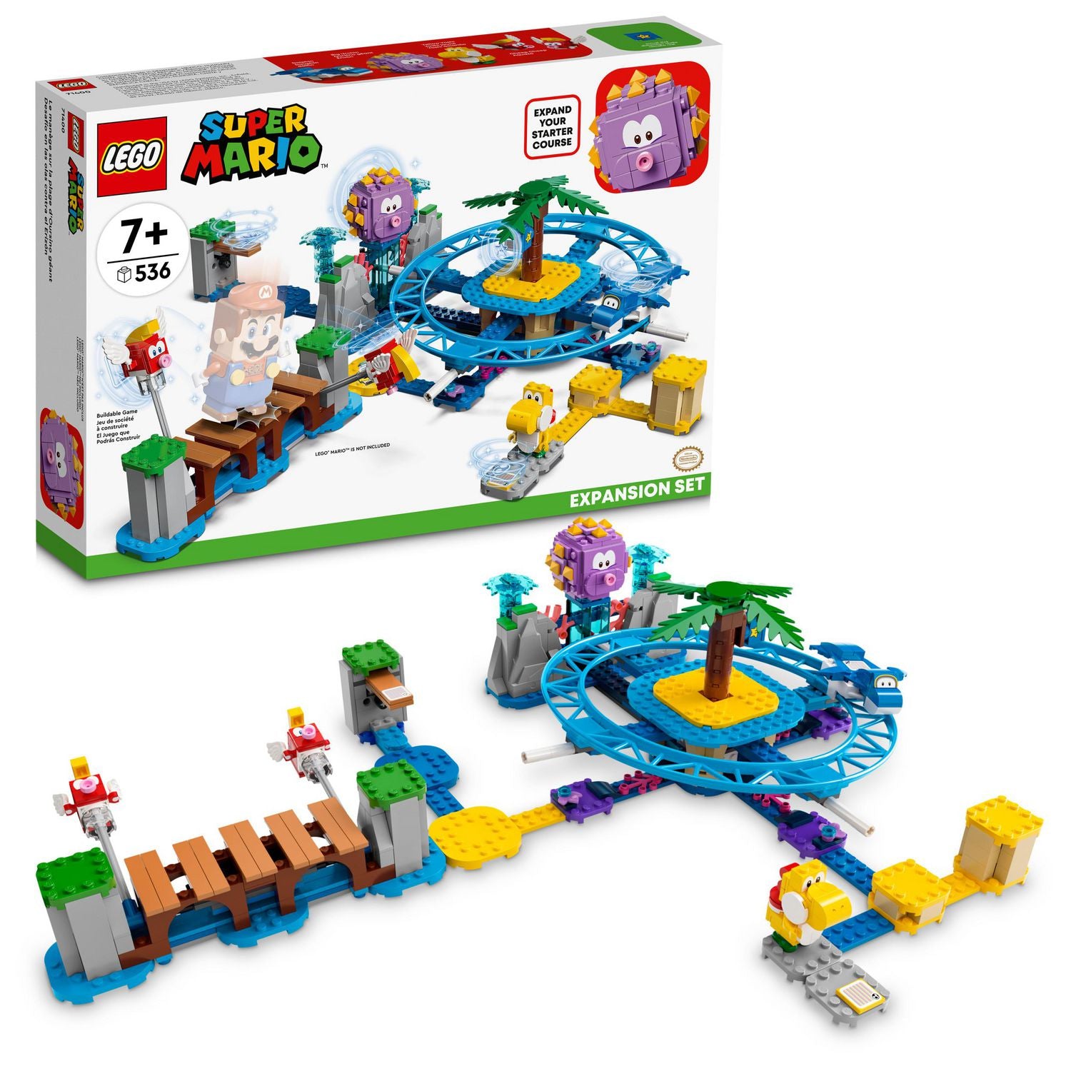 LEGO Super Mario - Big Urchin Beach Ride Expansion Set [71400 - 536 Pieces]