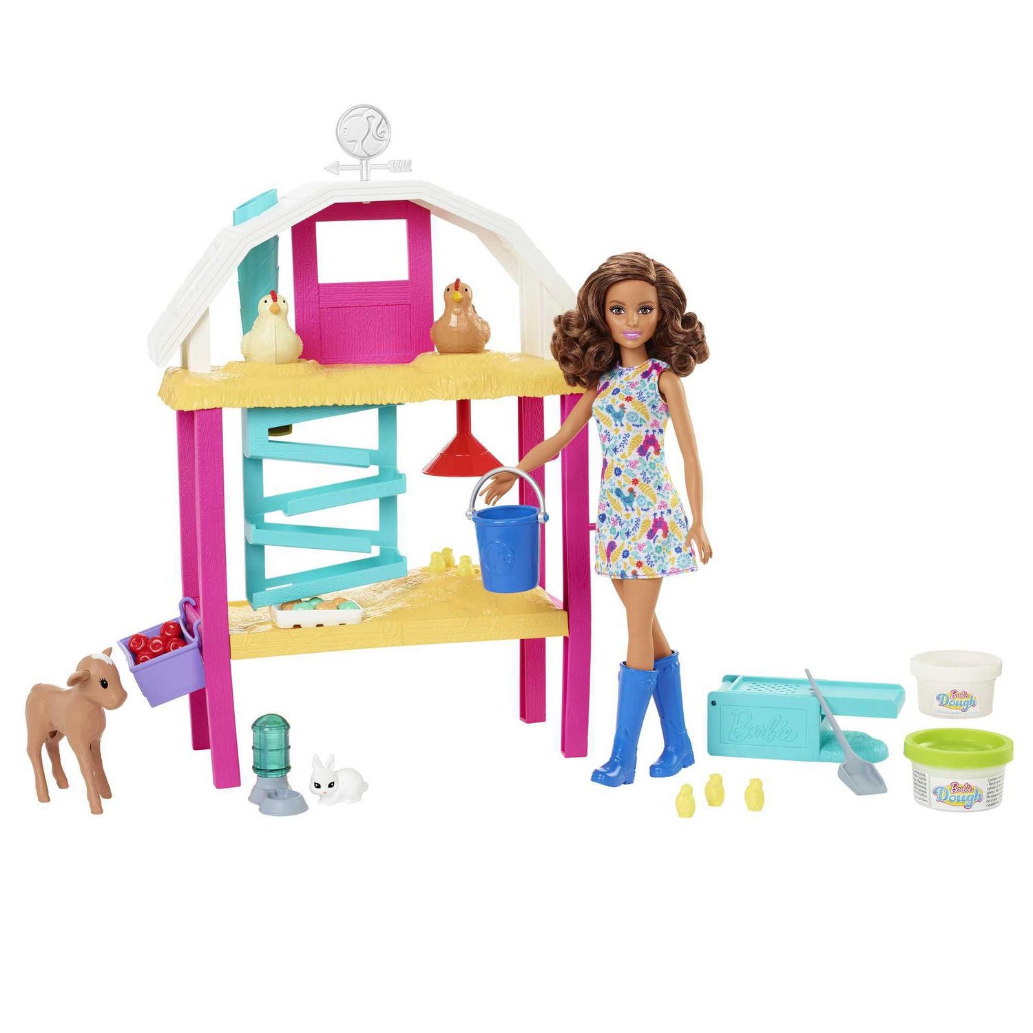 Barbie Hatch & Gather Egg Farm with Doll