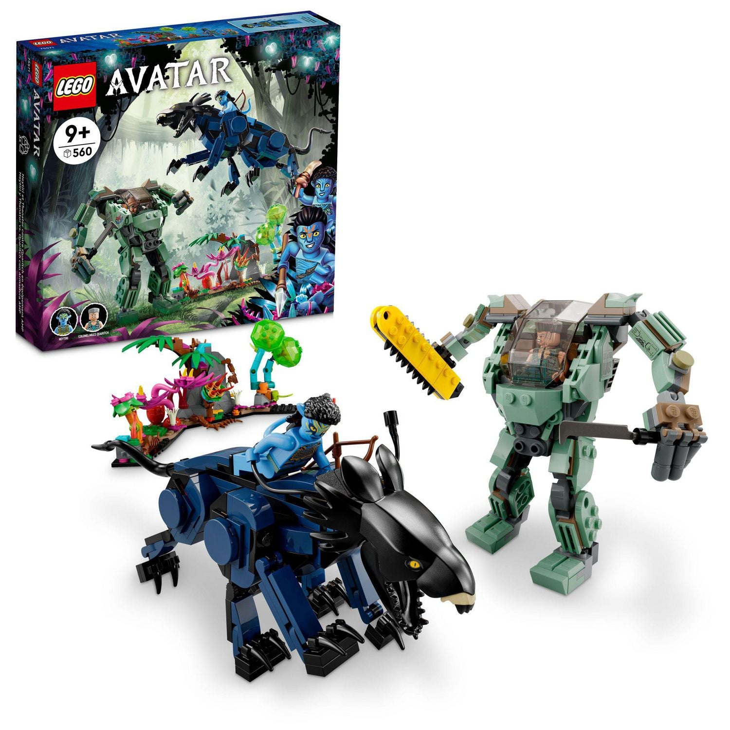 LEGO Avatar Neytiri & Thanator vs. AMP Suit Quaritch [75571 - 560 Pieces]