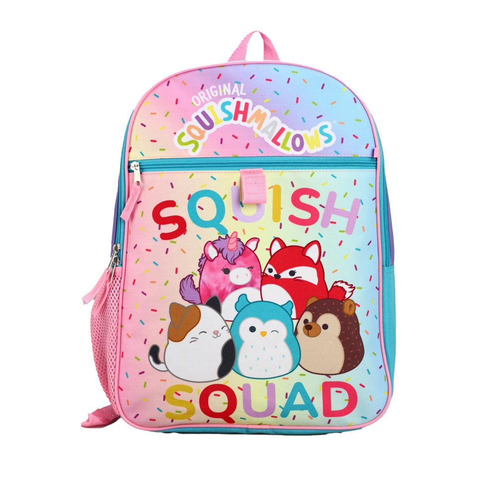 Squishmallows 5 Piece Backpack and Lunch Bag Set