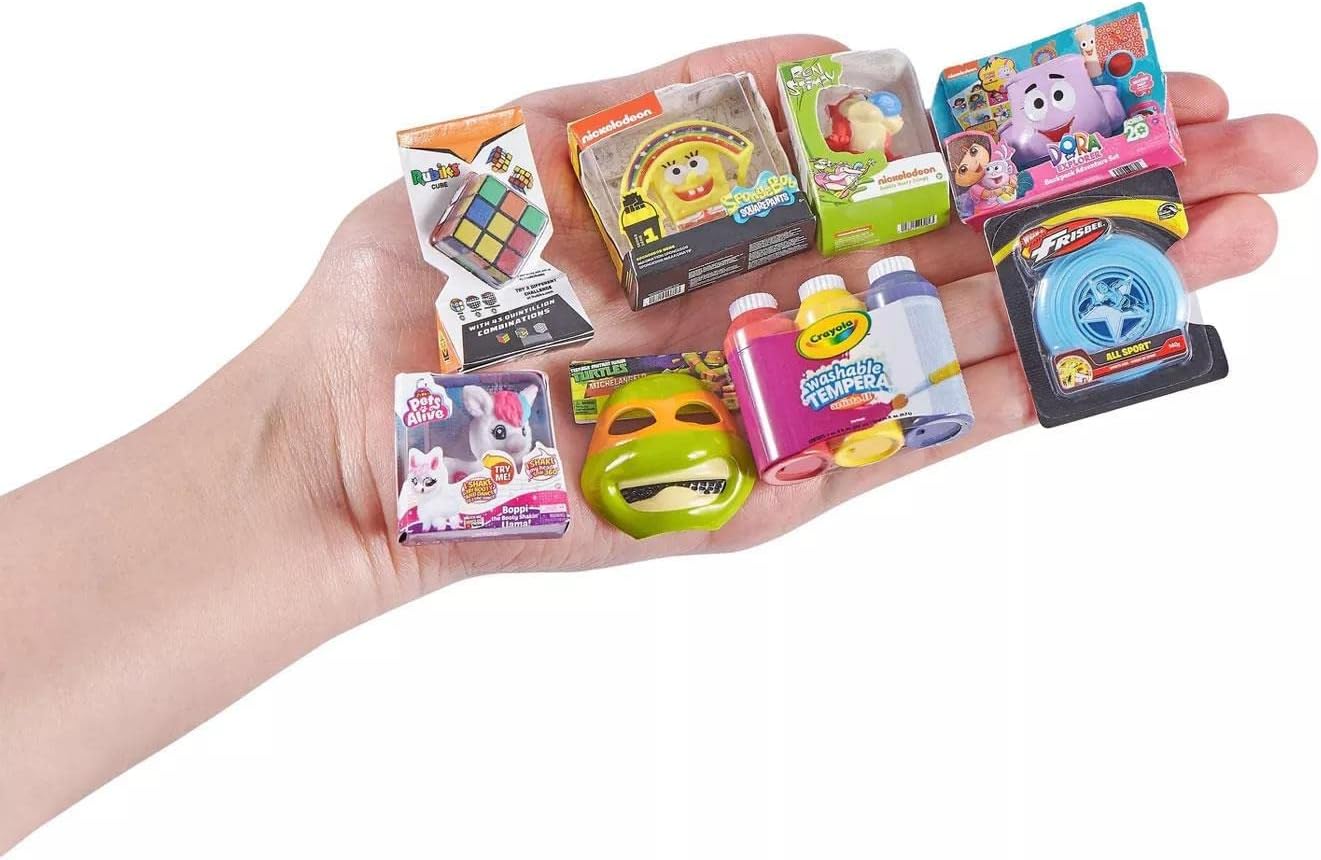 5 Surpise Toys Mystery Capsule Real Miniature Brands Collectible Toy (4 Pack) by Zuru - Series 3