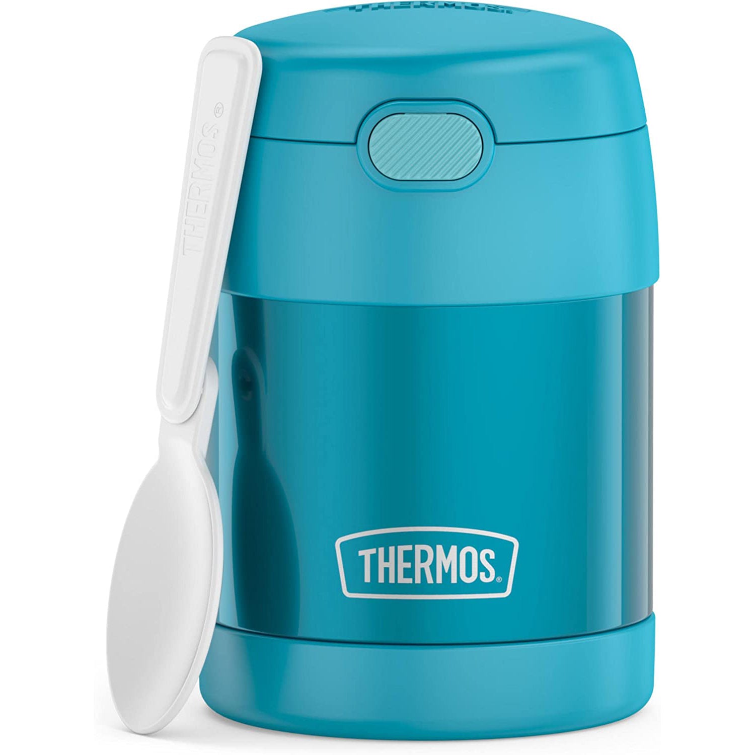 THERMOS FUNTAINER 10 Ounce Stainless Steel Vacuum Insulated Kids Food Jar, Teal