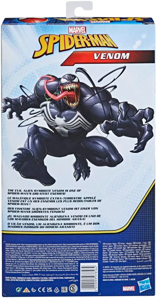 Marvel Hasbro Spider-Man Titan Hero Series Deluxe Venom Toy 12-Inch-Scale Collectible Action Figure