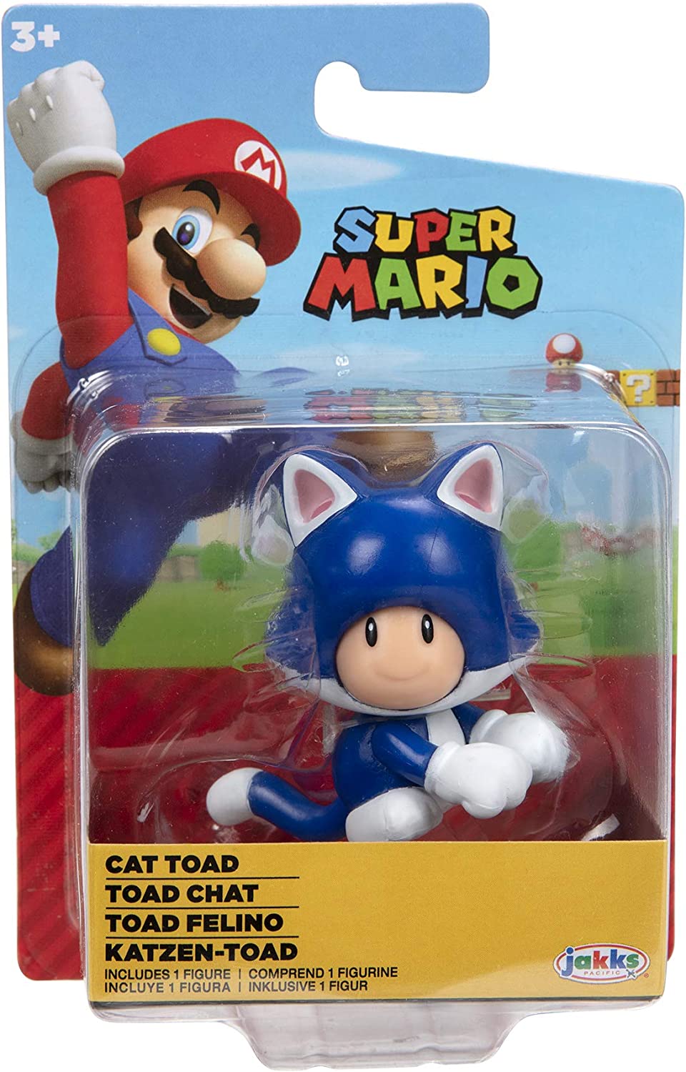 World of Nintendo 2.5" Cat Toad Action Figure