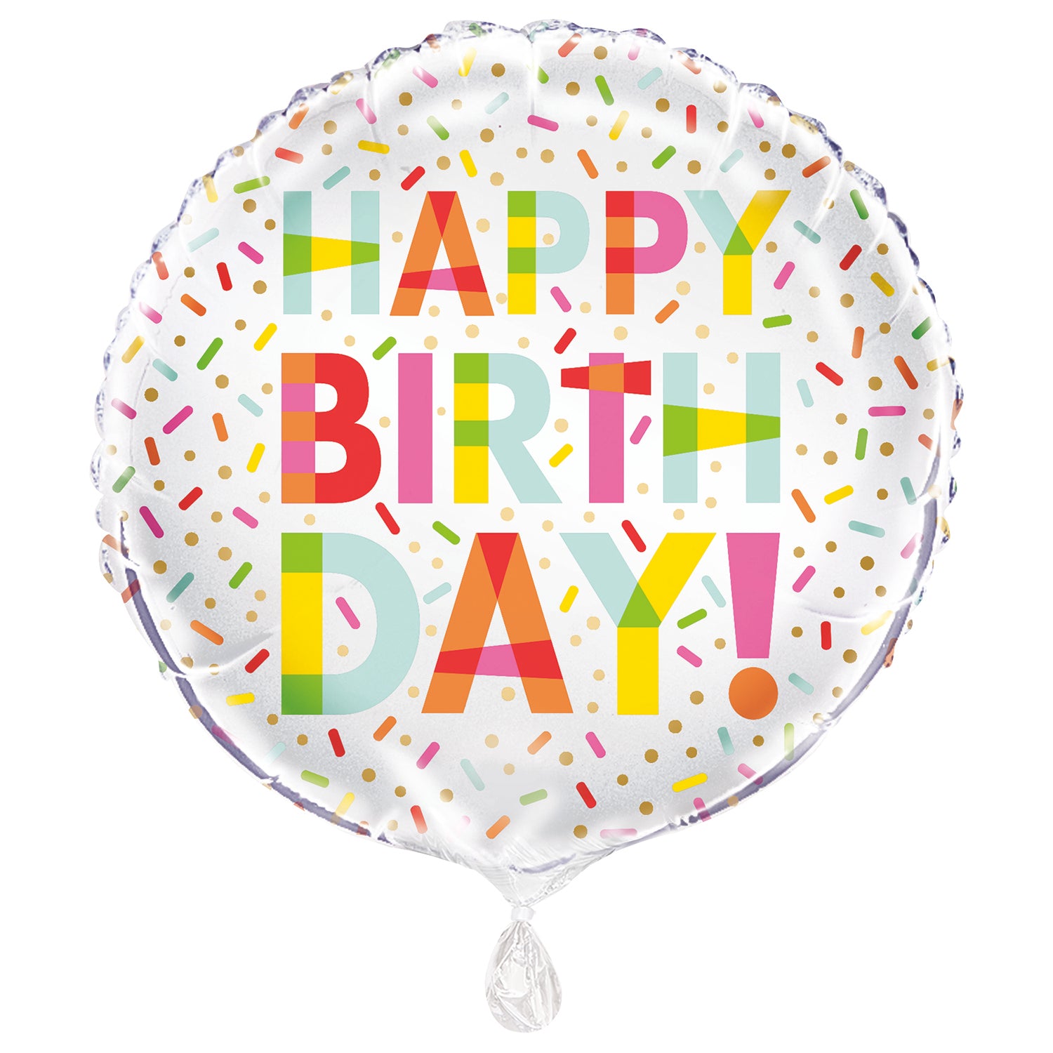 Happy Birthday Donut 18" Foil Balloon