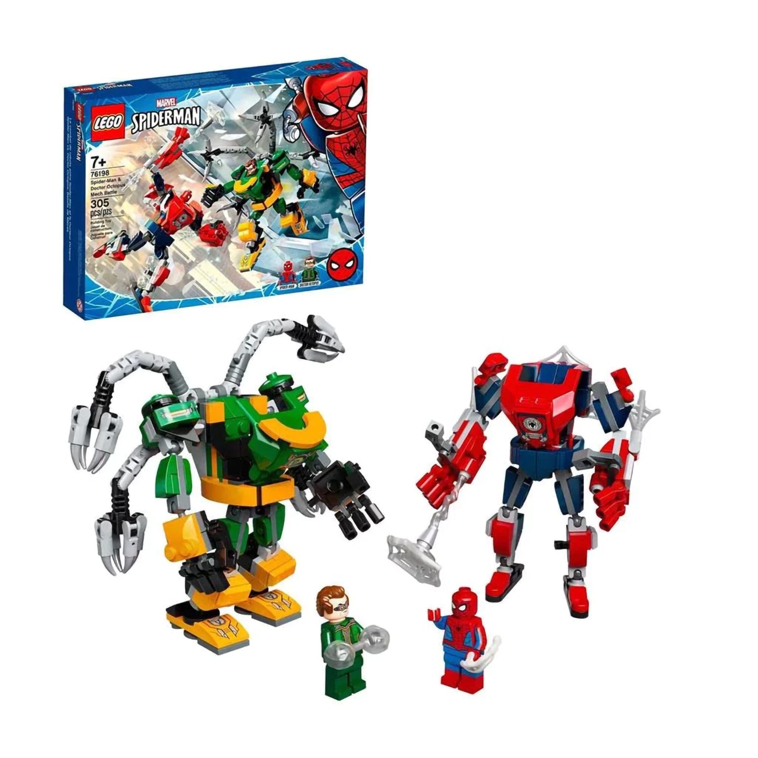 LEGO Marvel Spider-Man: Spider-Man & Doctor Octopus Mech Battle [76198 - 305 Pieces]
