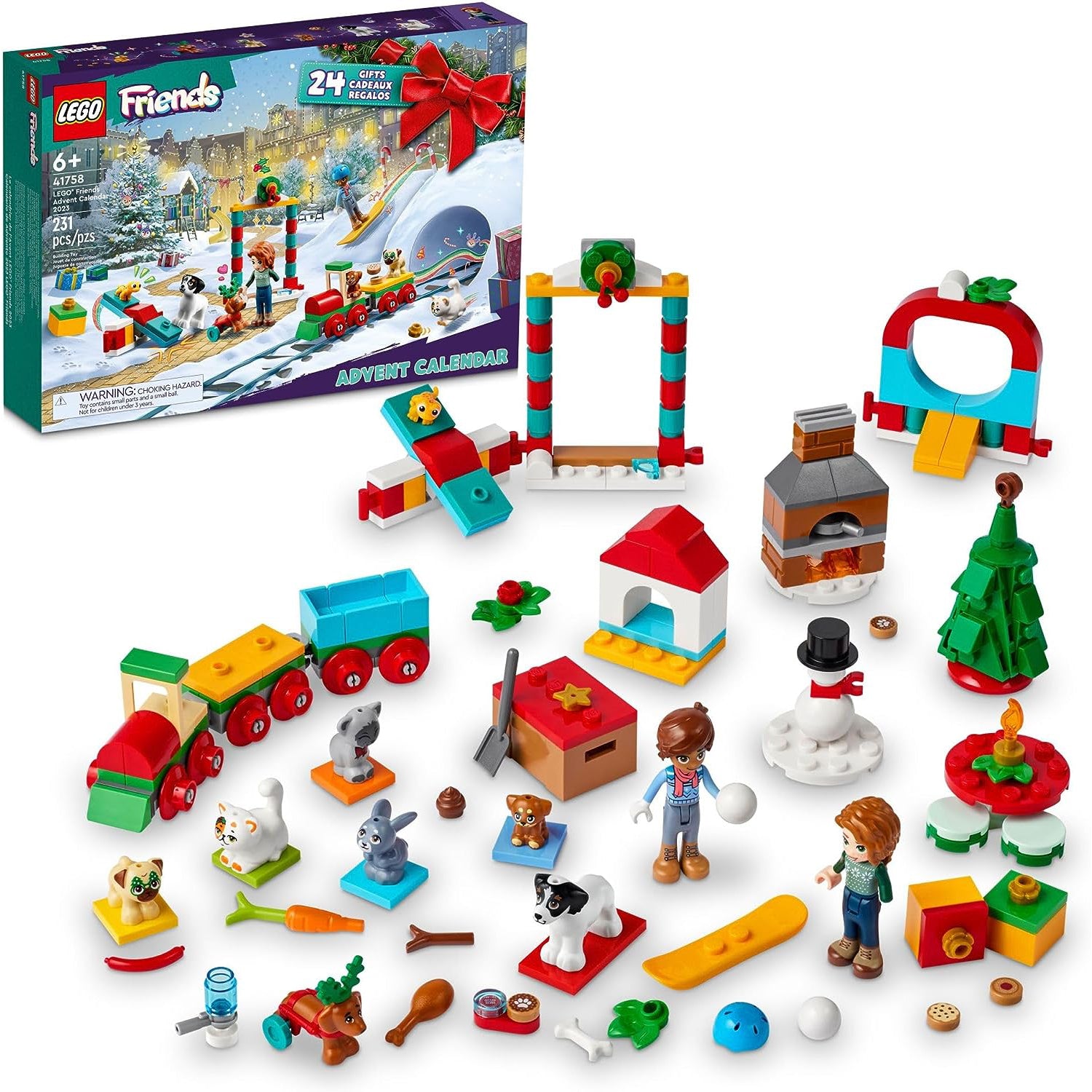 LEGO Friends 2023 Advent Calendar 41758 Christmas Holiday Countdown