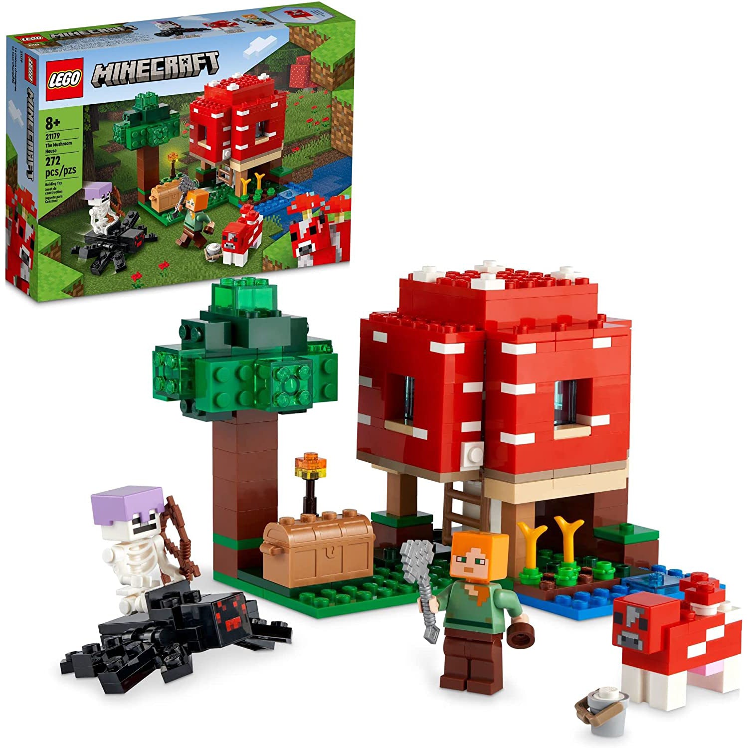 LEGO Minecraft - The Mushroom House [21179 - 272 Pieces]