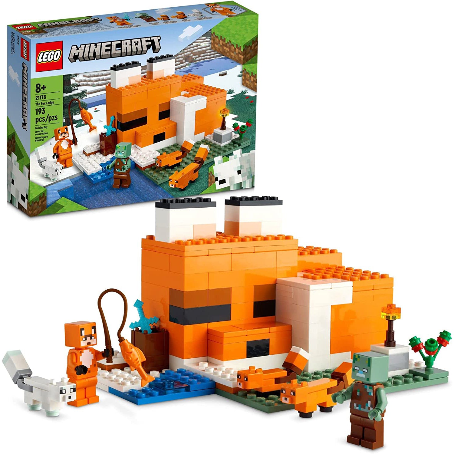 LEGO Minecraft - The Fox Lodge [21178 - 193 Pieces]