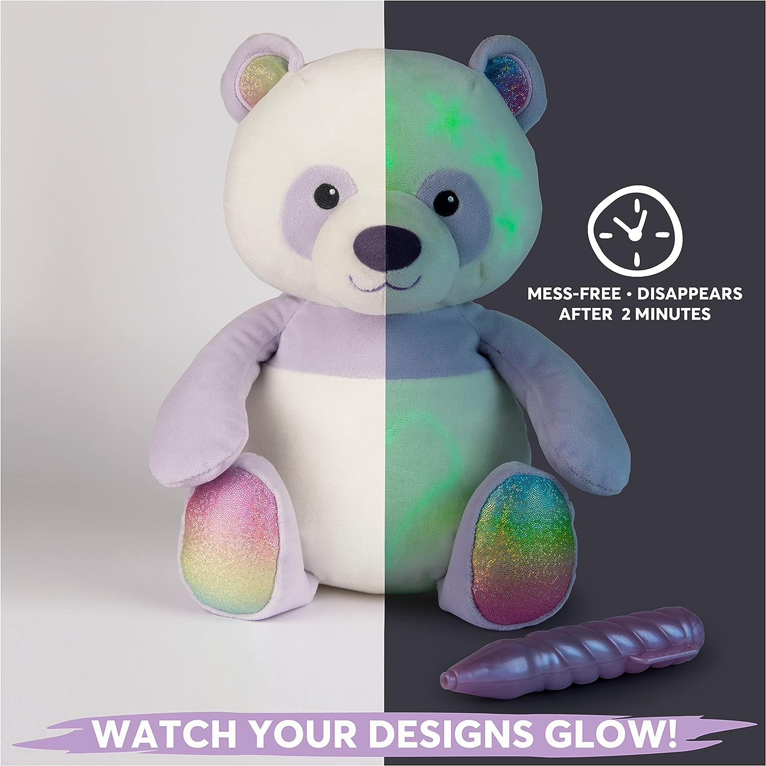 GUND Magic Draw and Glow Panda Plush