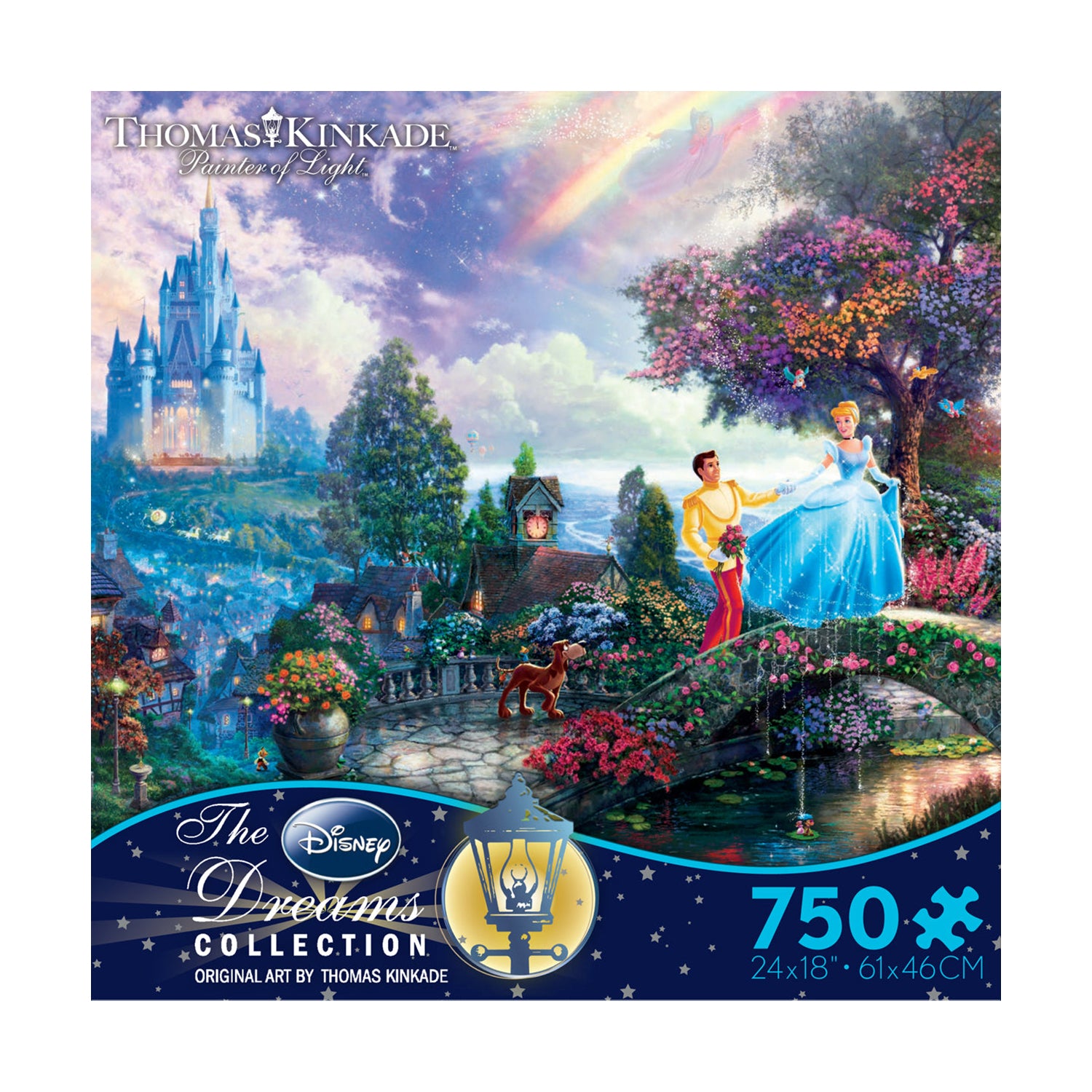 Ceaco Thomas Kinkade Disney - Cinderella Wishes Upon a Dream 750 Piece Puzzle