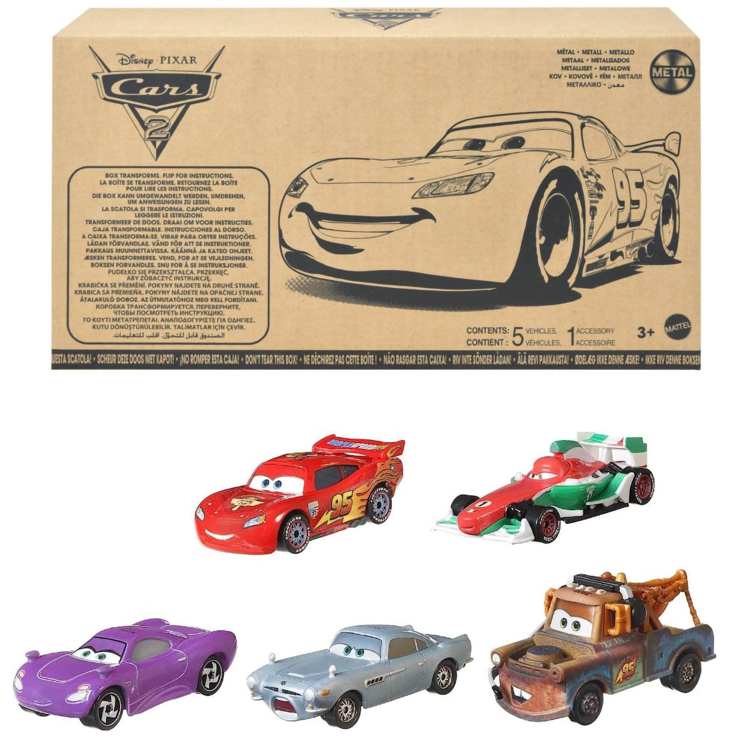 Disney Cars Vehicle 5 Pack Collection