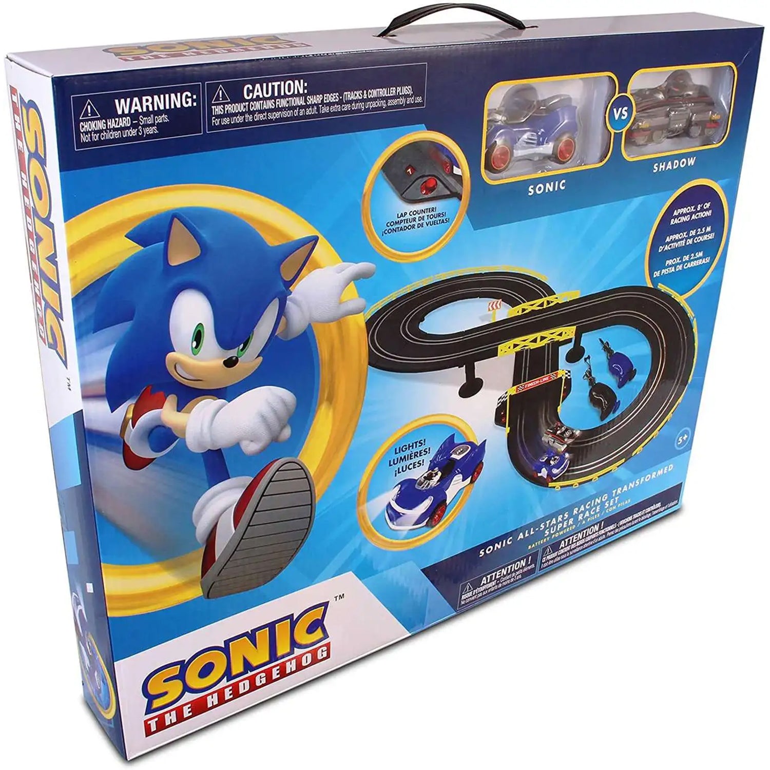 Sonic All-Stars Racing Transformed Super Race Set - Sonic and Shadow Figure 8