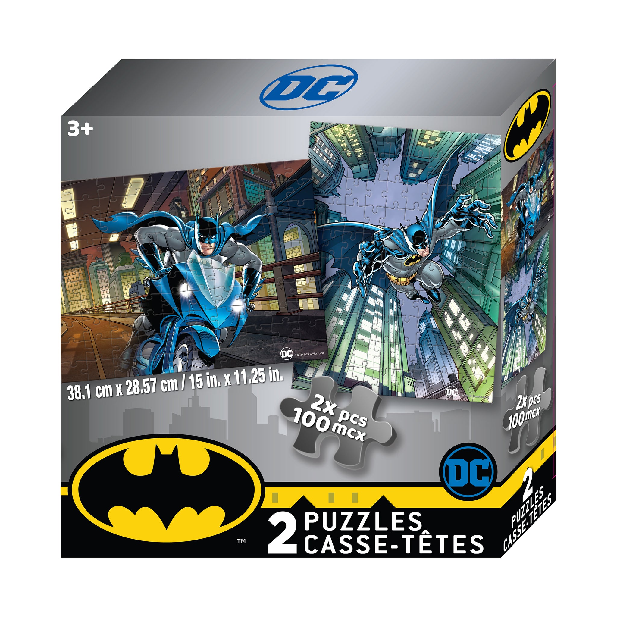 Batman Puzzle Pack (2 x 100 pc)
