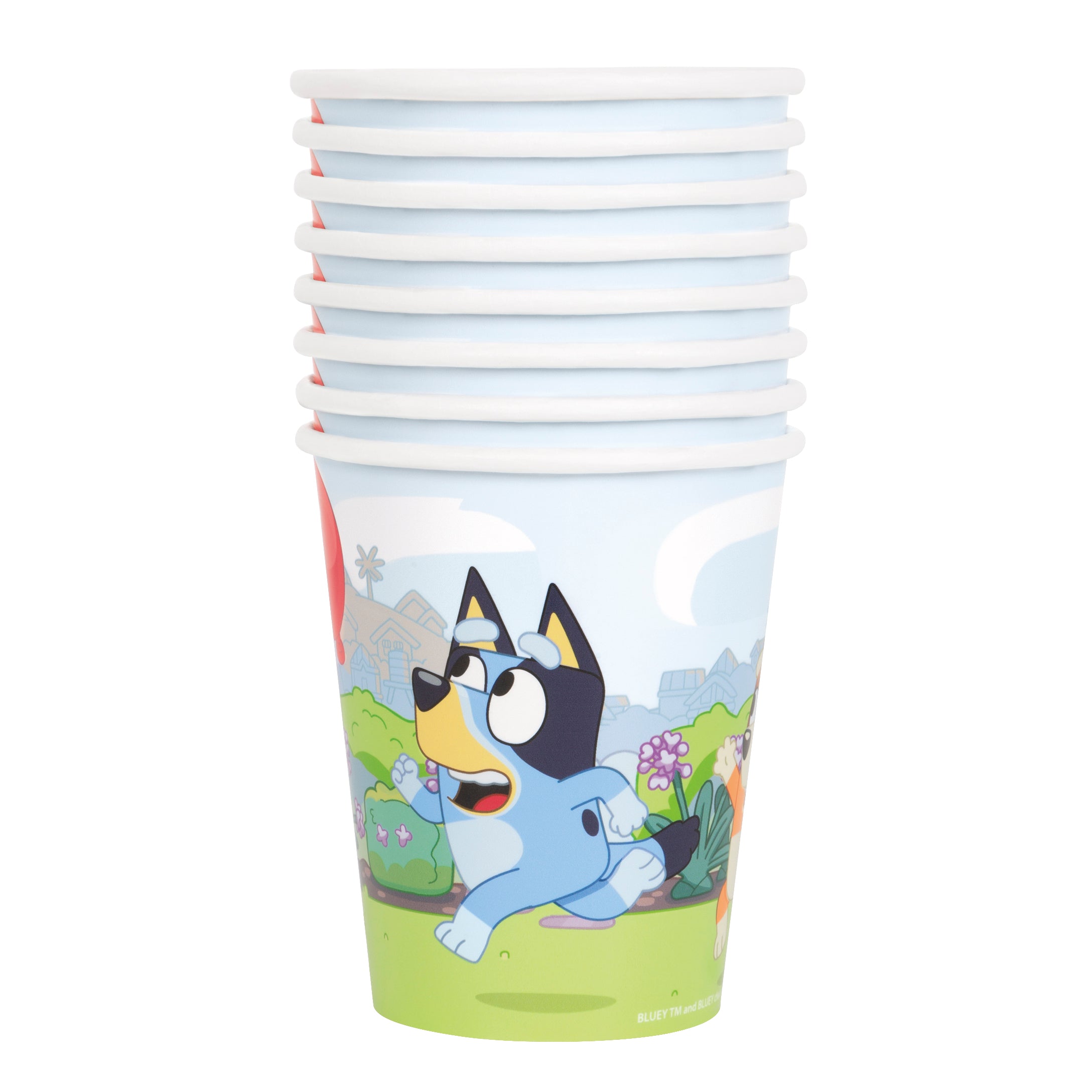 Bluey Paper Cups, 9 oz, 8 Count