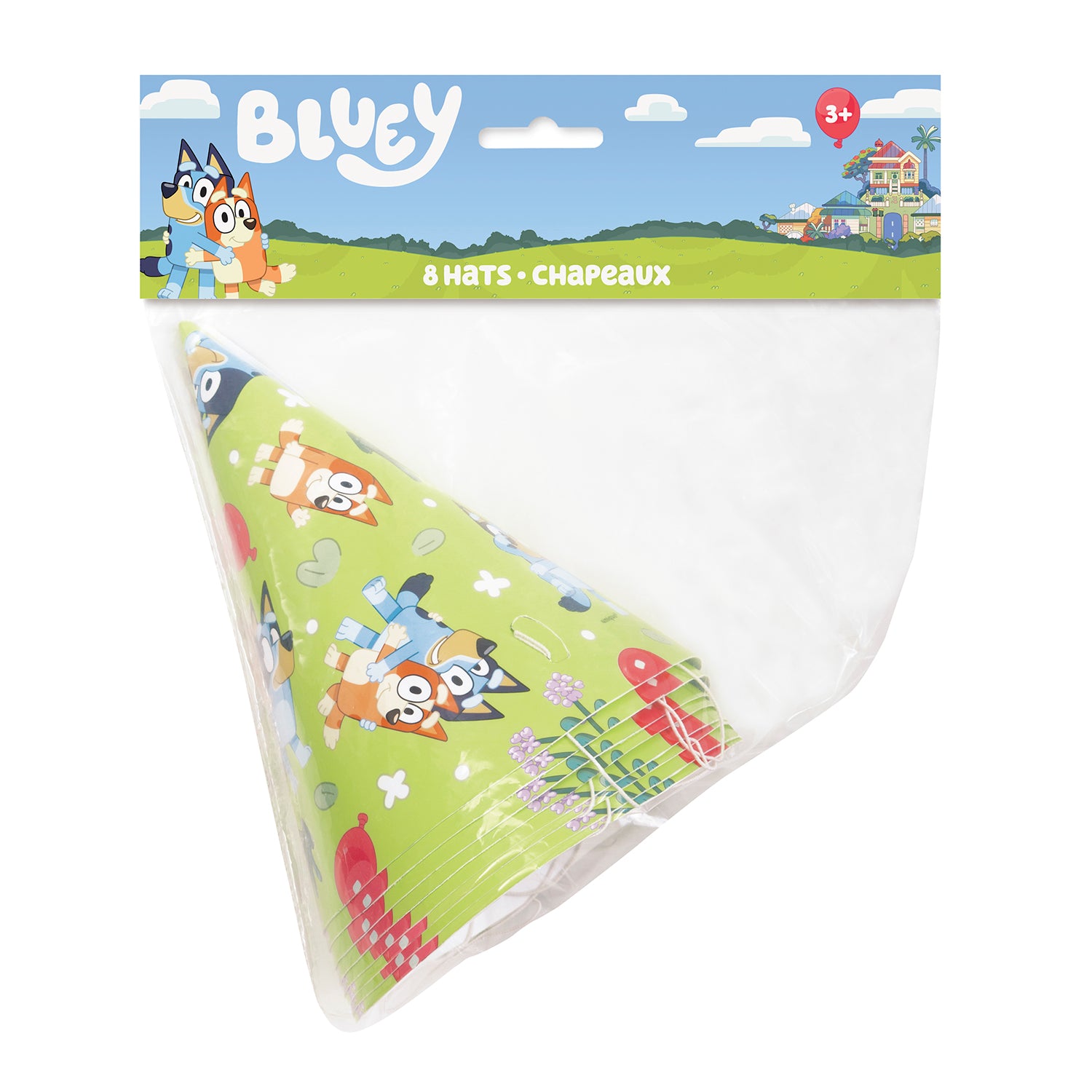 Bluey Party Hats [8 per Pack]