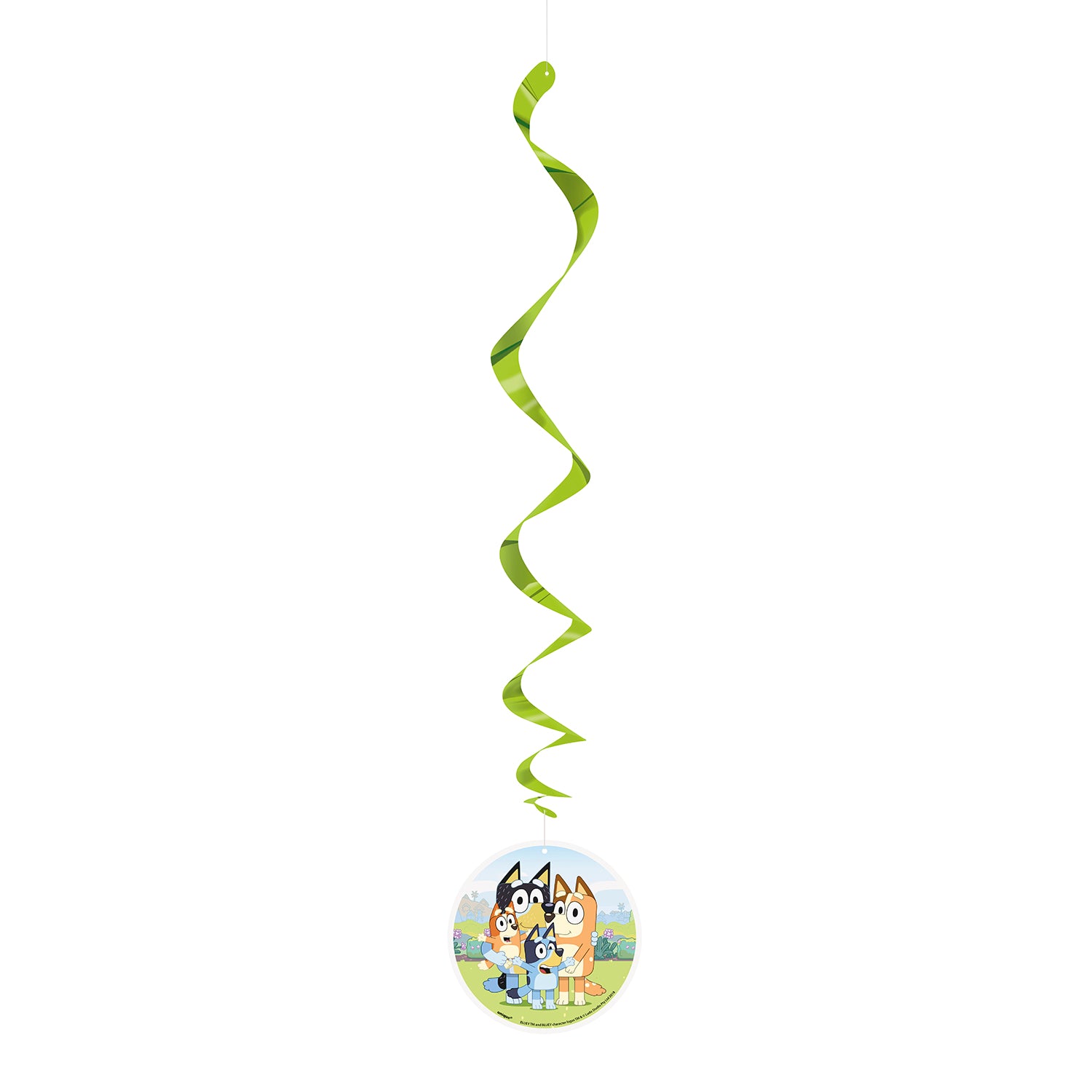 Bluey Hanging Swirl Party Decorations [3 per Pack]