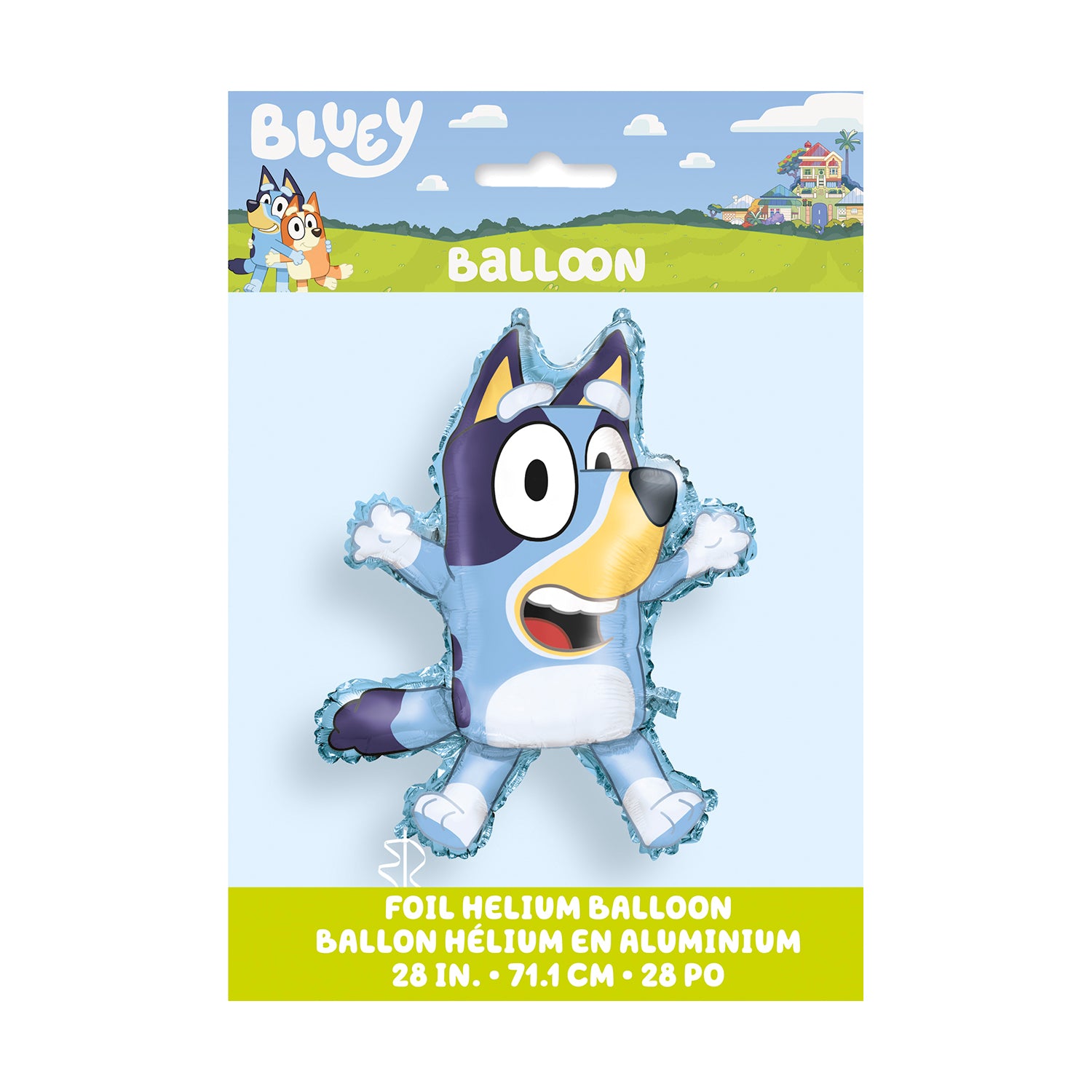 Bluey Shaped 28 Inch Foil Balloon