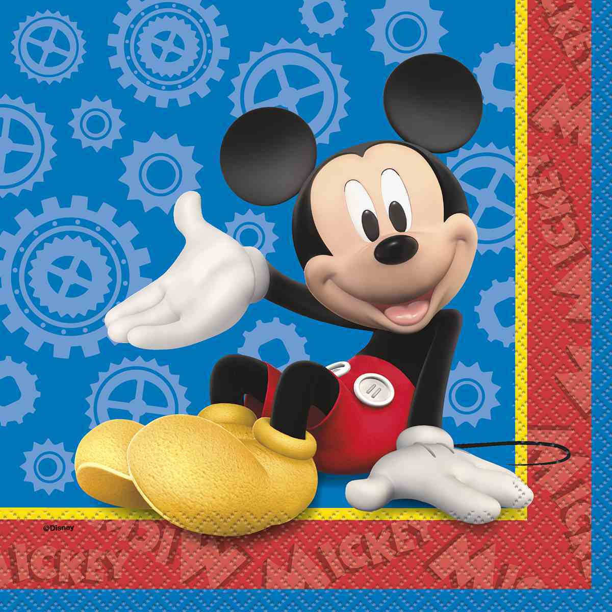 Mickey Mouse Clubhouse Luncheon Napkins [16 Per Pack]