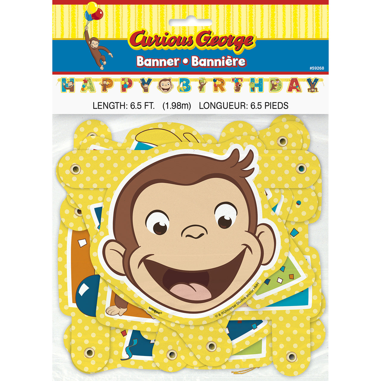 Curious George Party Banner