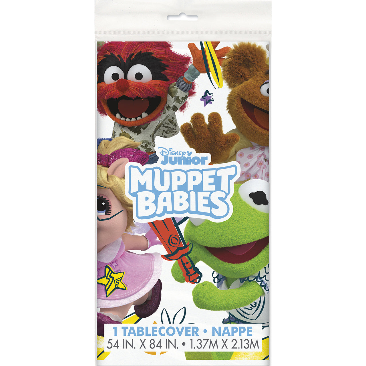 The Muppet Babies Plastic Table Cover (1 Piece)