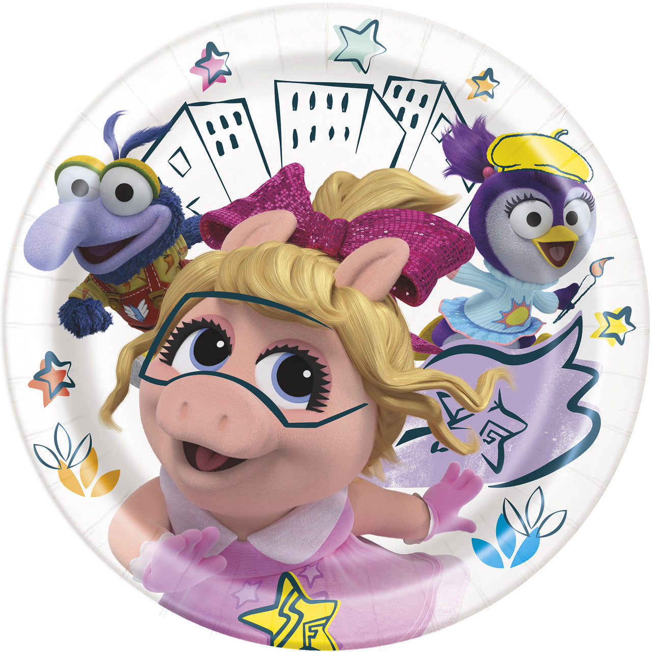 The Muppet Babies Dessert Plates (8 Pack - 7 Inches)