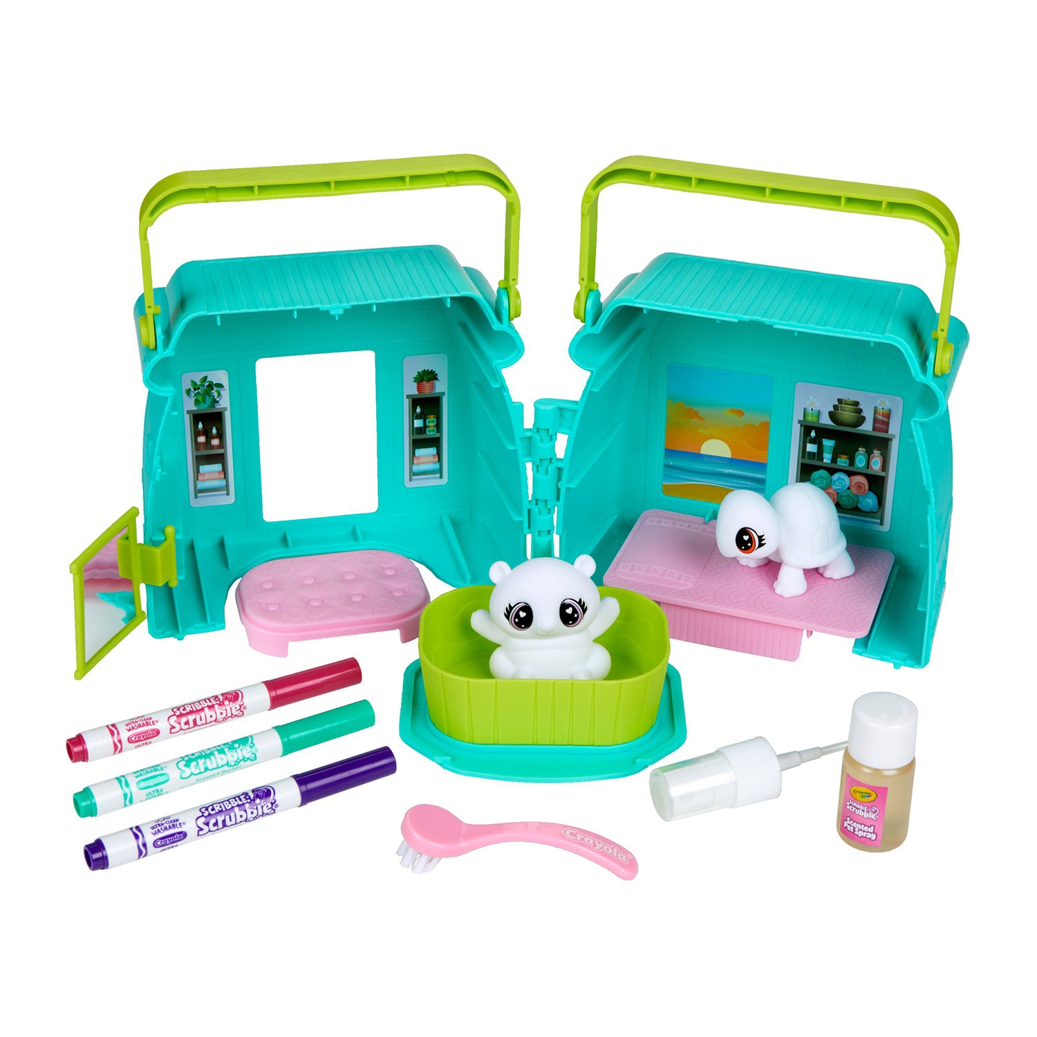 Crayola Scribble Scrubbie Pets Scented Spa Playset