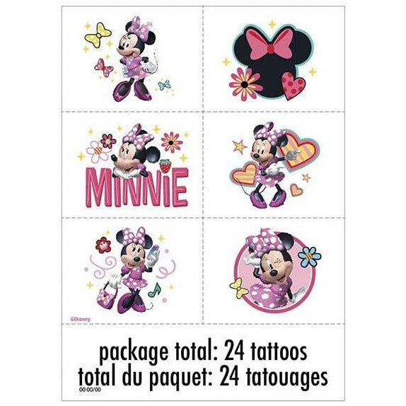 Disney Iconic Minnie Mouse Tattoos [24ct]