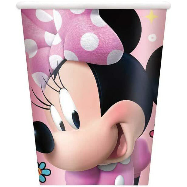 Disney Iconic Minnie Mouse 9oz Paper Cups [8 Per Package]