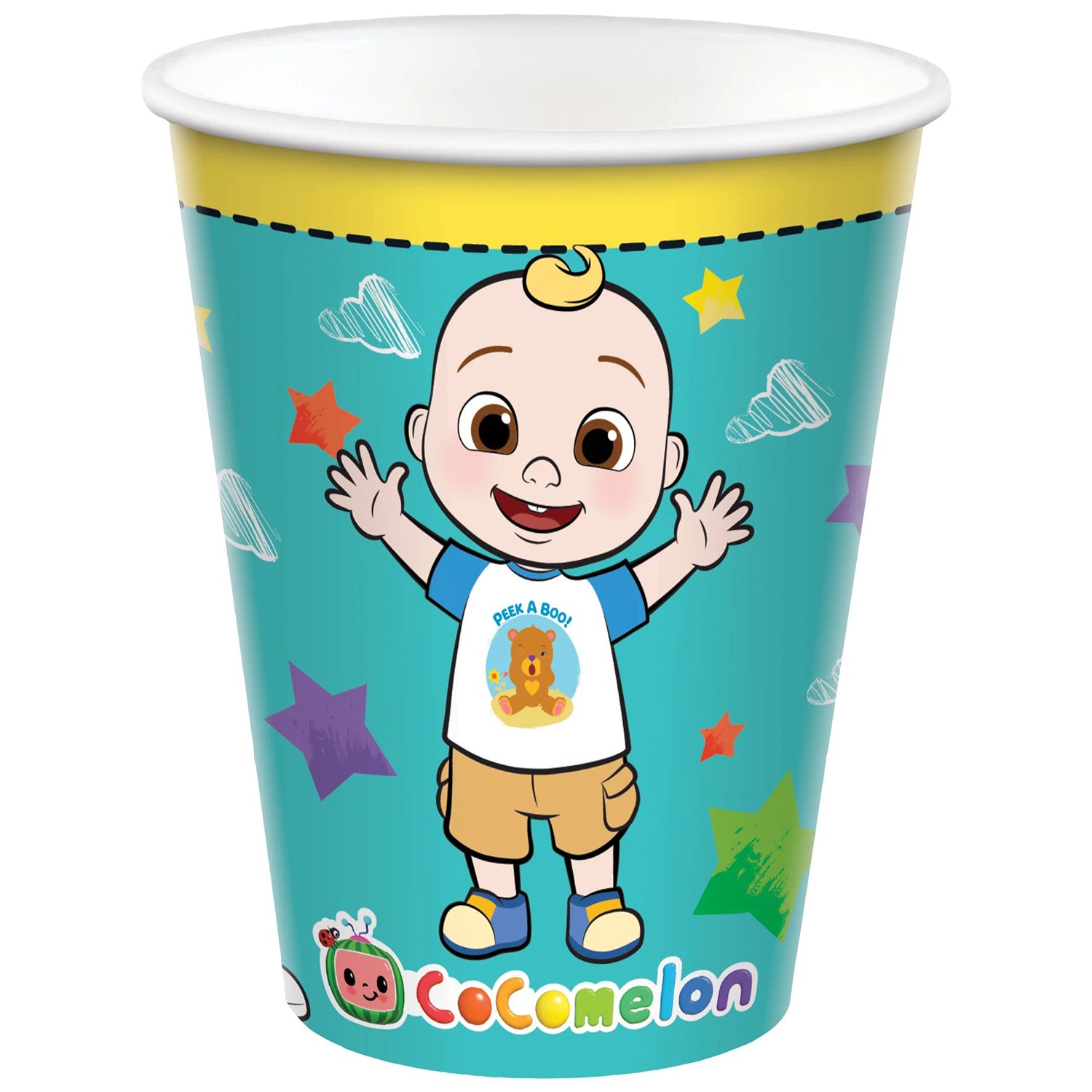 Amscan CoComelon 9oz Paper Party Cups - Pack of 8