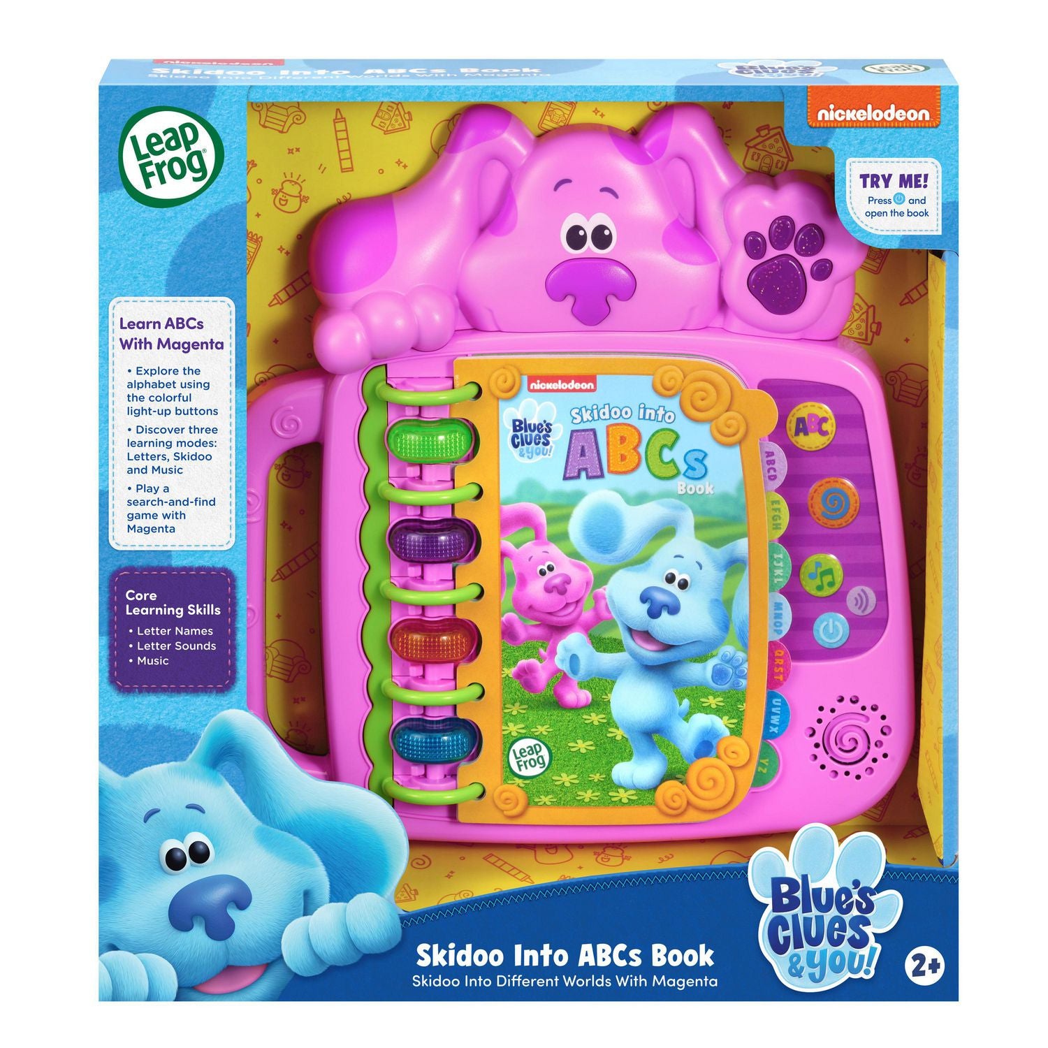 LeapFrog Blue's Clues & You! Skidoo Into ABCs Book