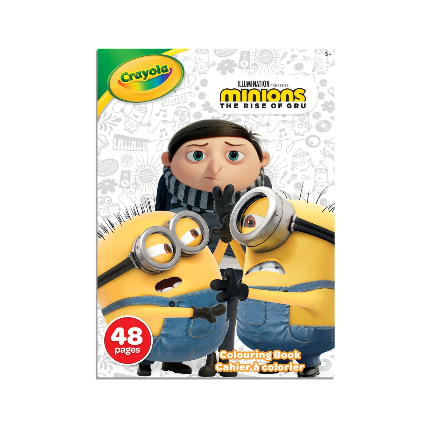 Crayola Coloring Book - 48 Pages - Minions: Rise of Gru