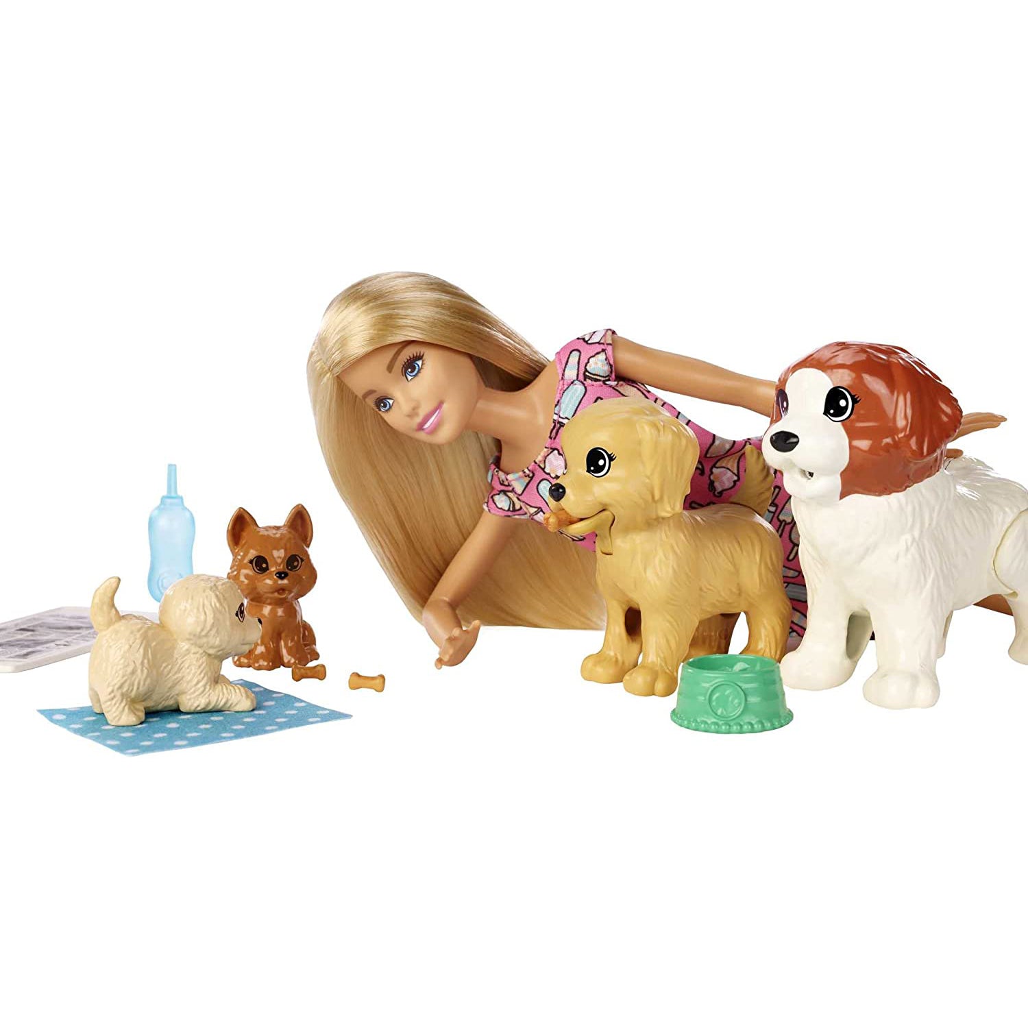 Barbie Doggy Daycare Doll and Pets Playset