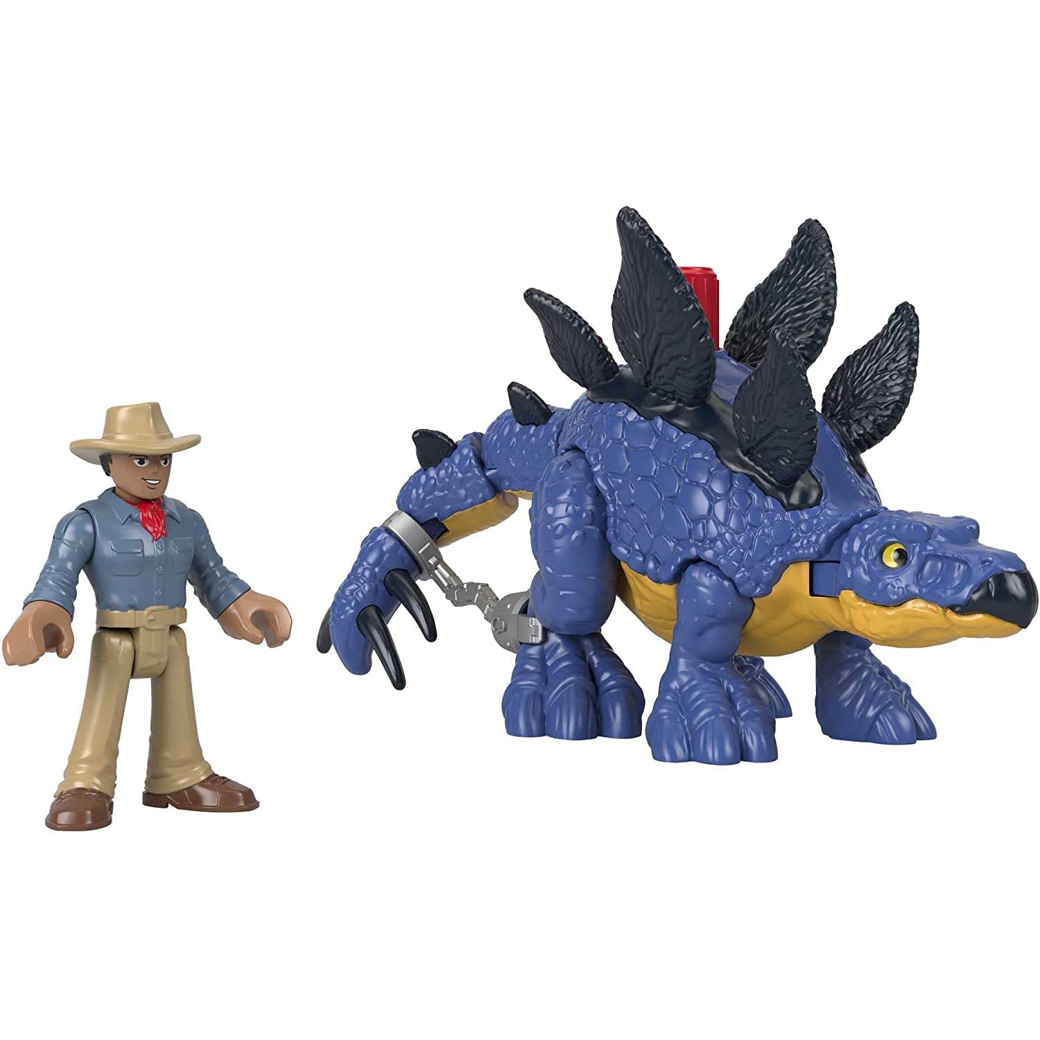 Fisher-Price Imaginext Jurassic World Dominion Stegosaurus & Dr. Alan