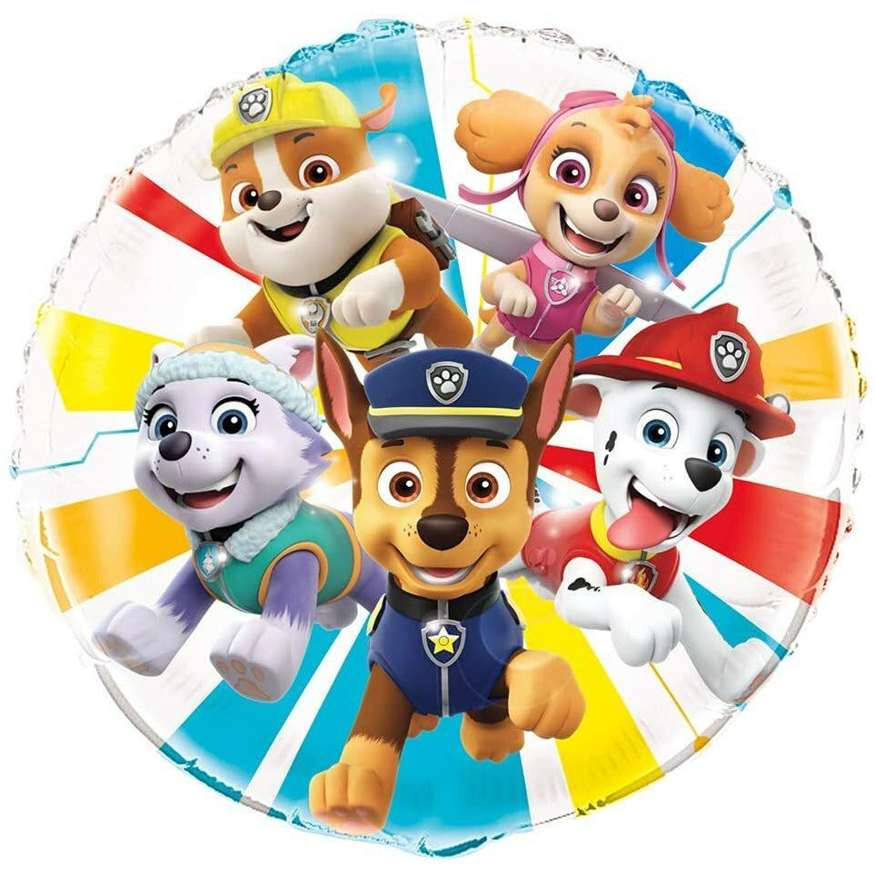 Paw Patrol Round Foil Balloon 18 Inches