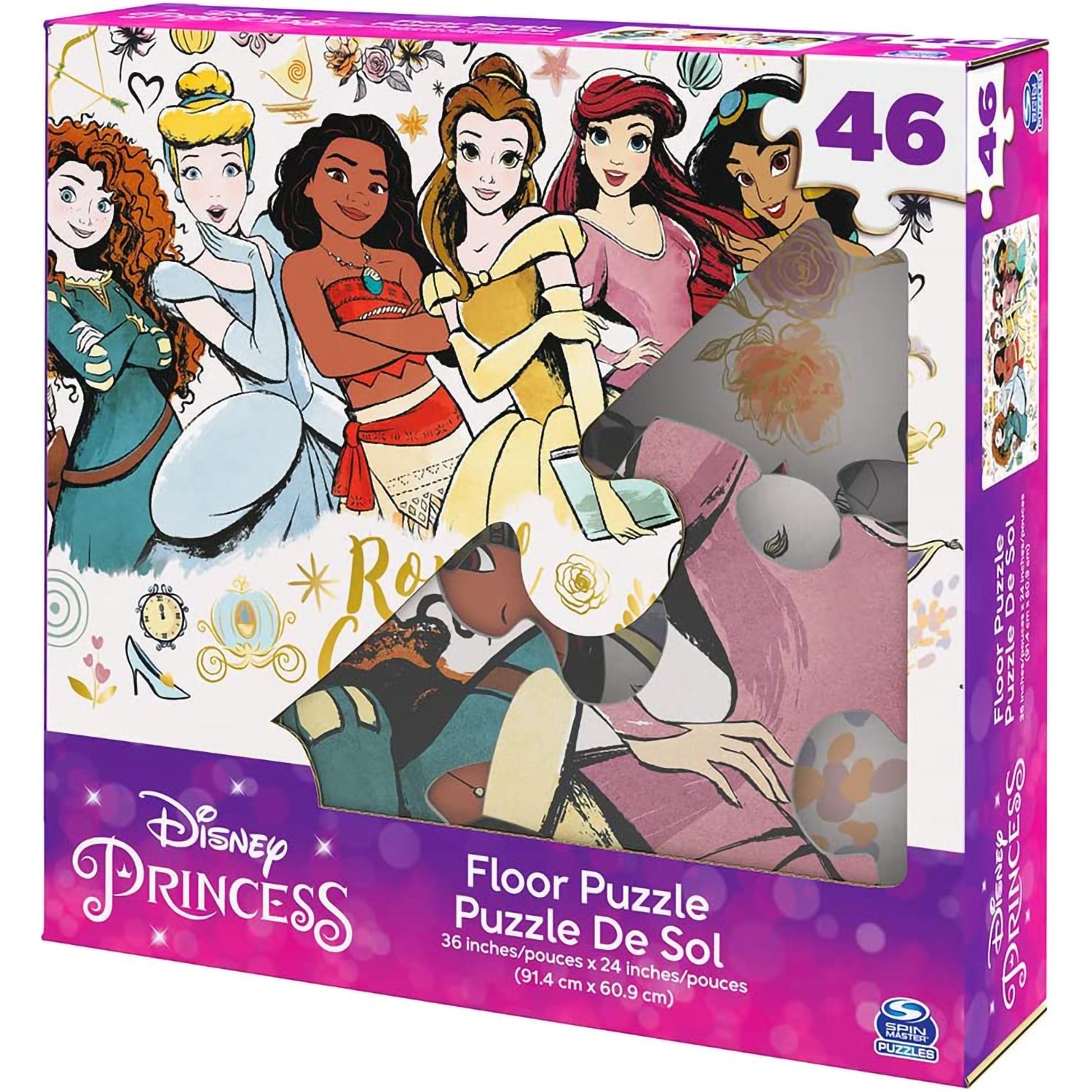 Disney Princess 46 Piece Floor Puzzle - Royal Courage