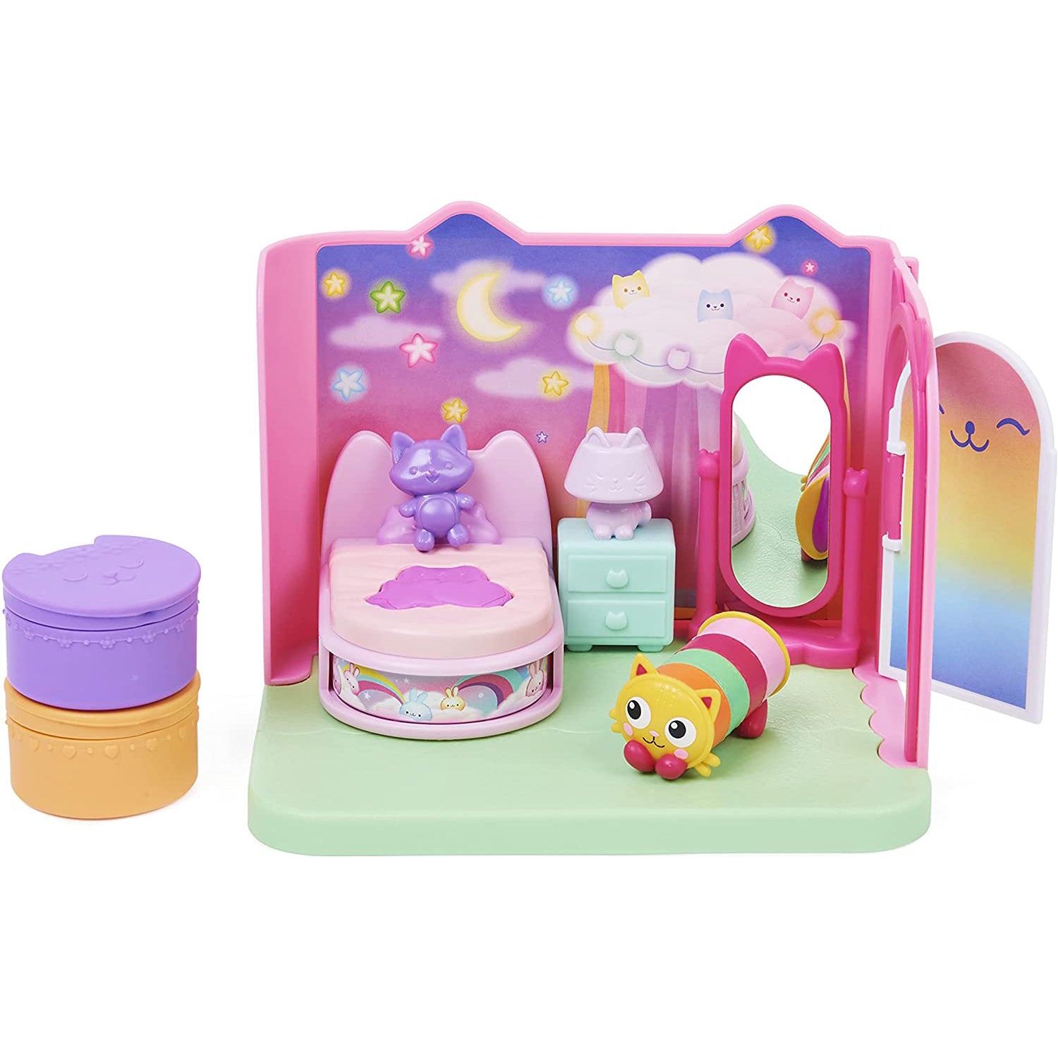 Gabby's Dollhouse - Pillow Cat's Sweet Dreams Bedroom Playset