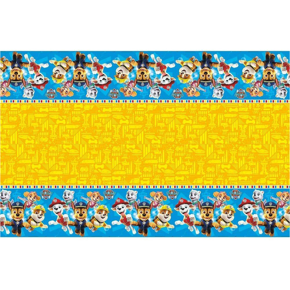 Paw Patrol Rectangular Plastic Table Cover [54x84 Inches]