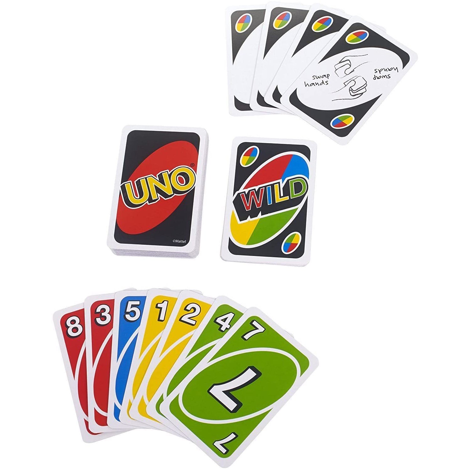 UNO Card Game with Customizable Wild Cards