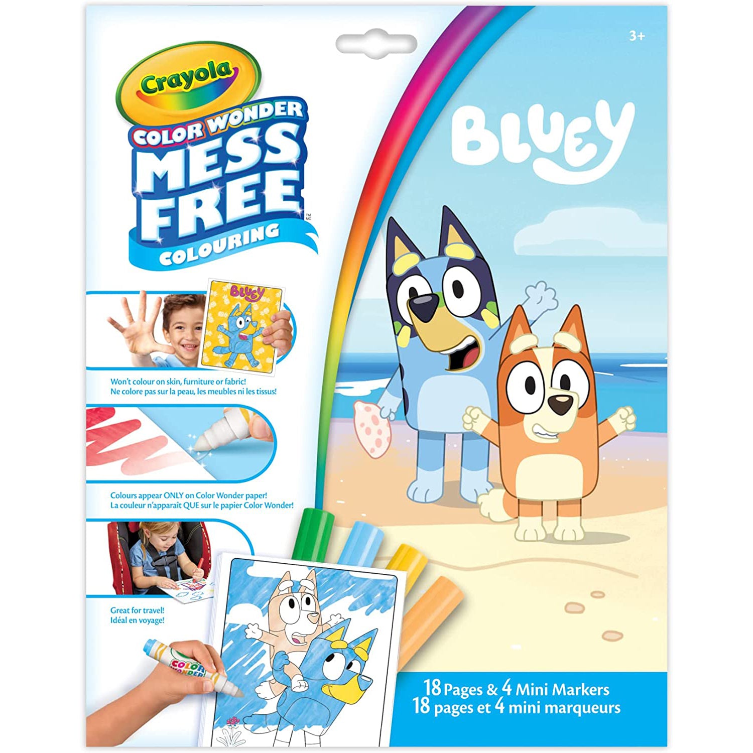 Crayola Color Wonder Mess-Free Colouring Pages & Mini Markers - Bluey