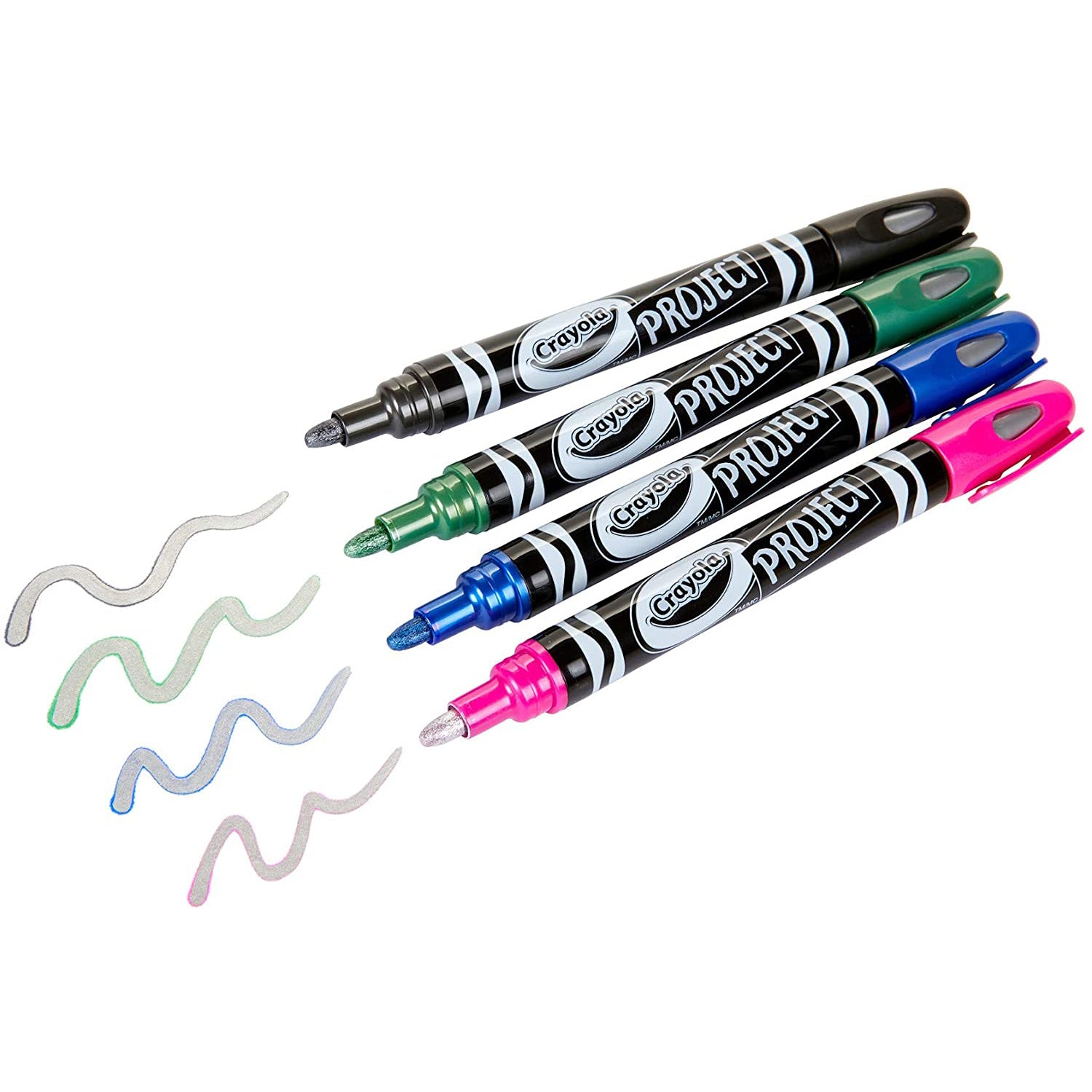 Crayola Project Metallic Outline Markers - Set of 4