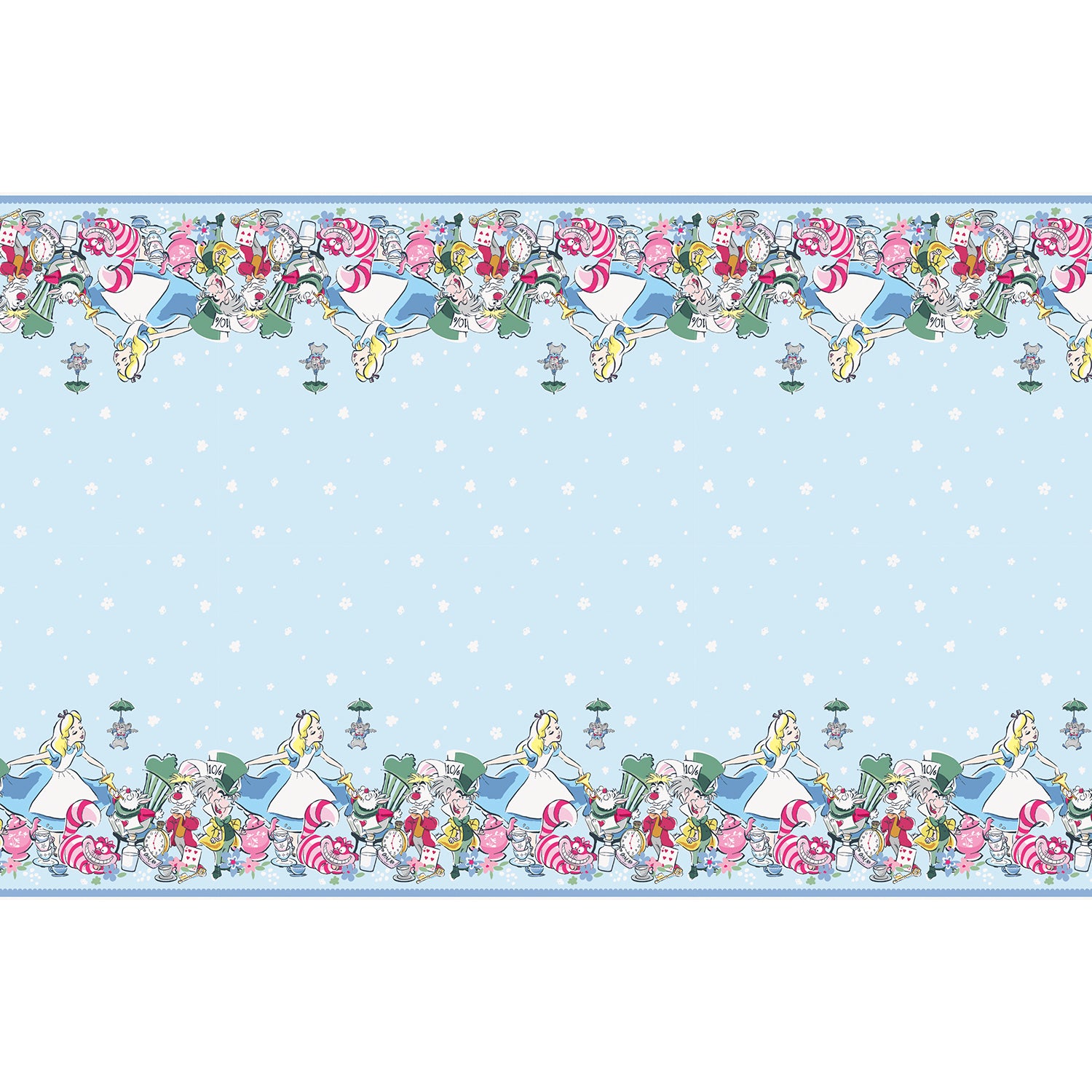 Alice in Wonderland Birthday Party Plastic Table Cover